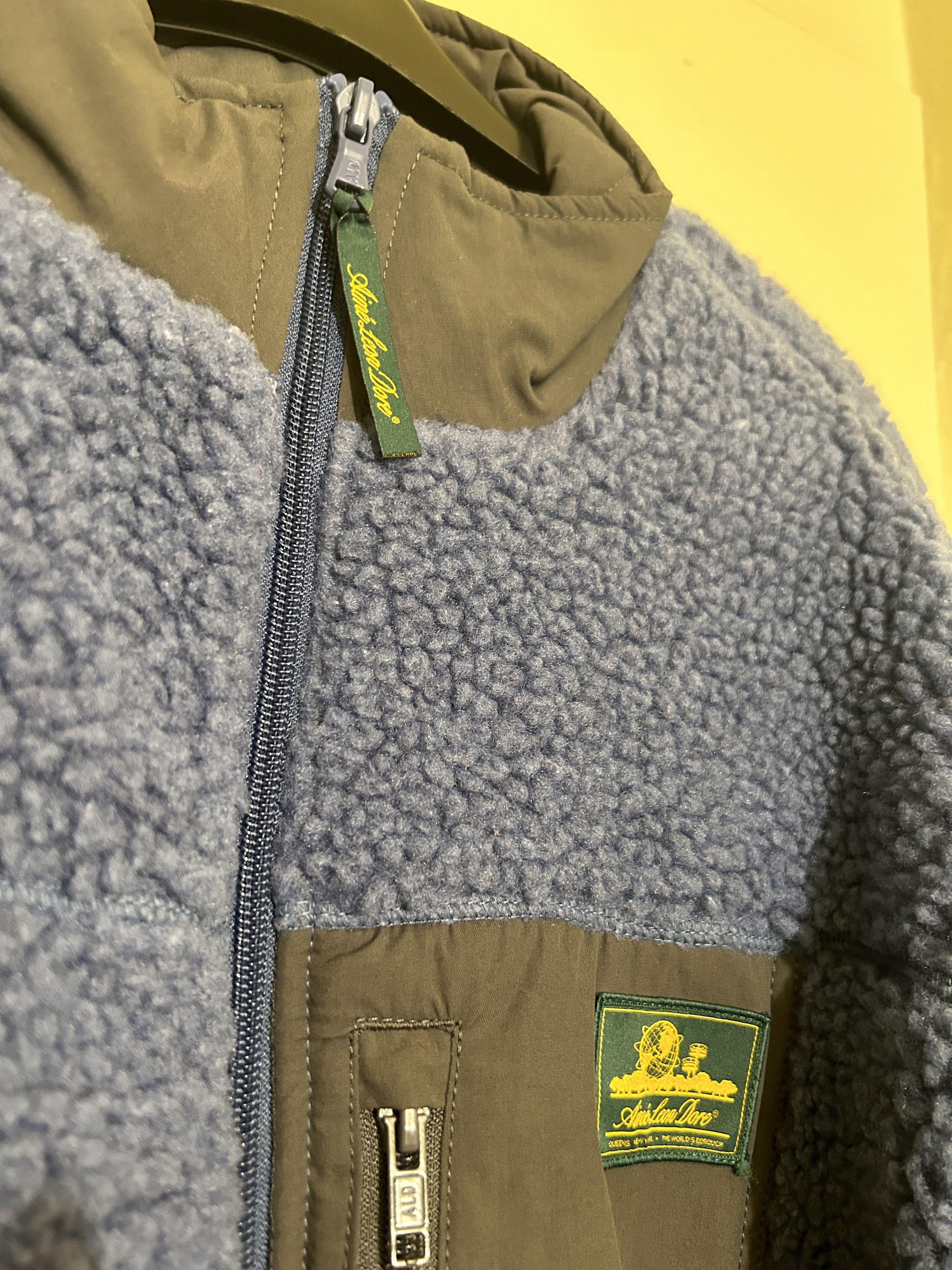 Aime Leon Dore Aime Leon Dore Fleece Sherpa Zip Jacket Polar Blue Full Zip Size US M / EU 48-50 / 2 - 3 Thumbnail