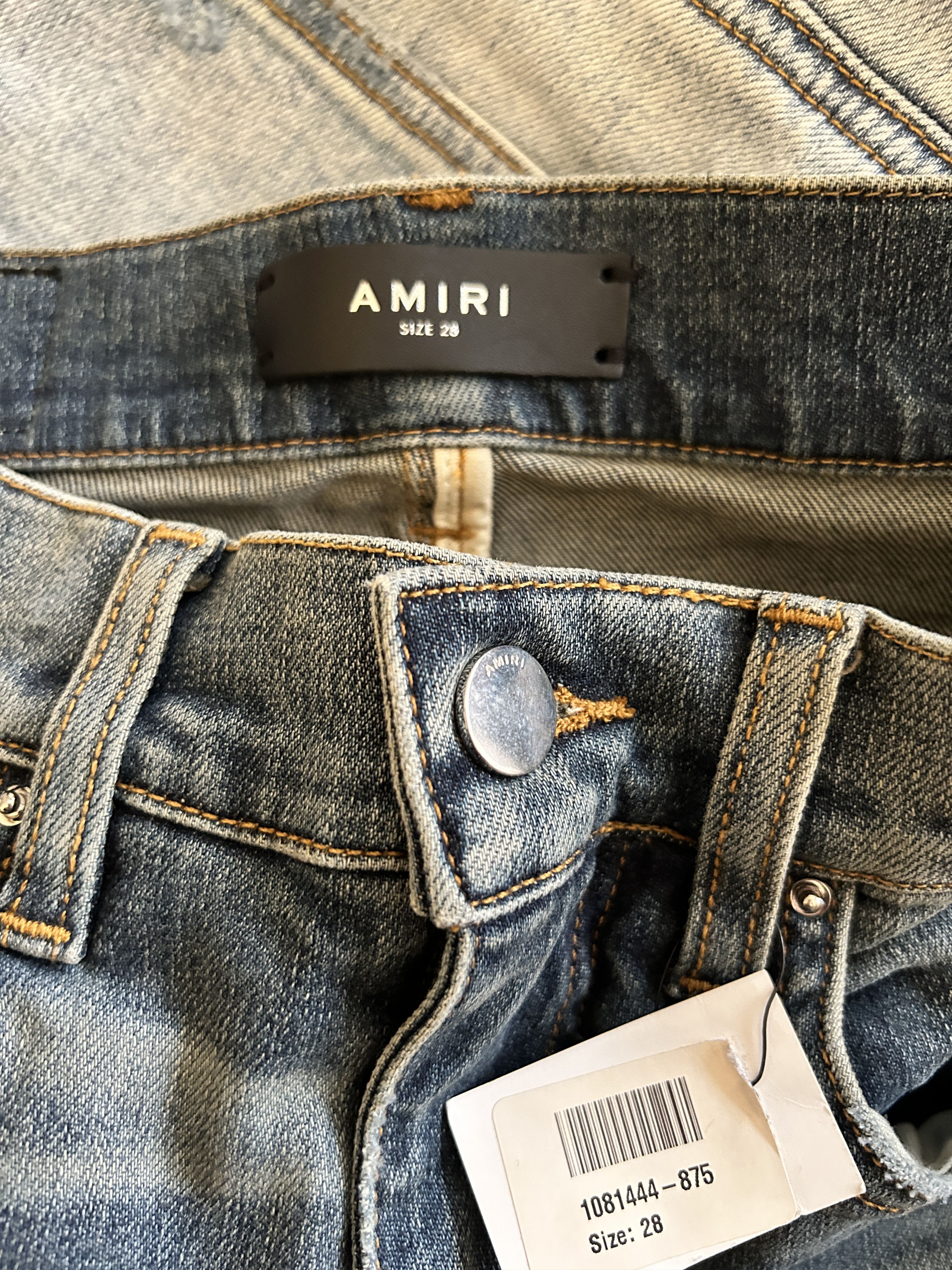 Amiri mx1 camo distressed jeans Size US 28 / EU 44 - 8 Thumbnail