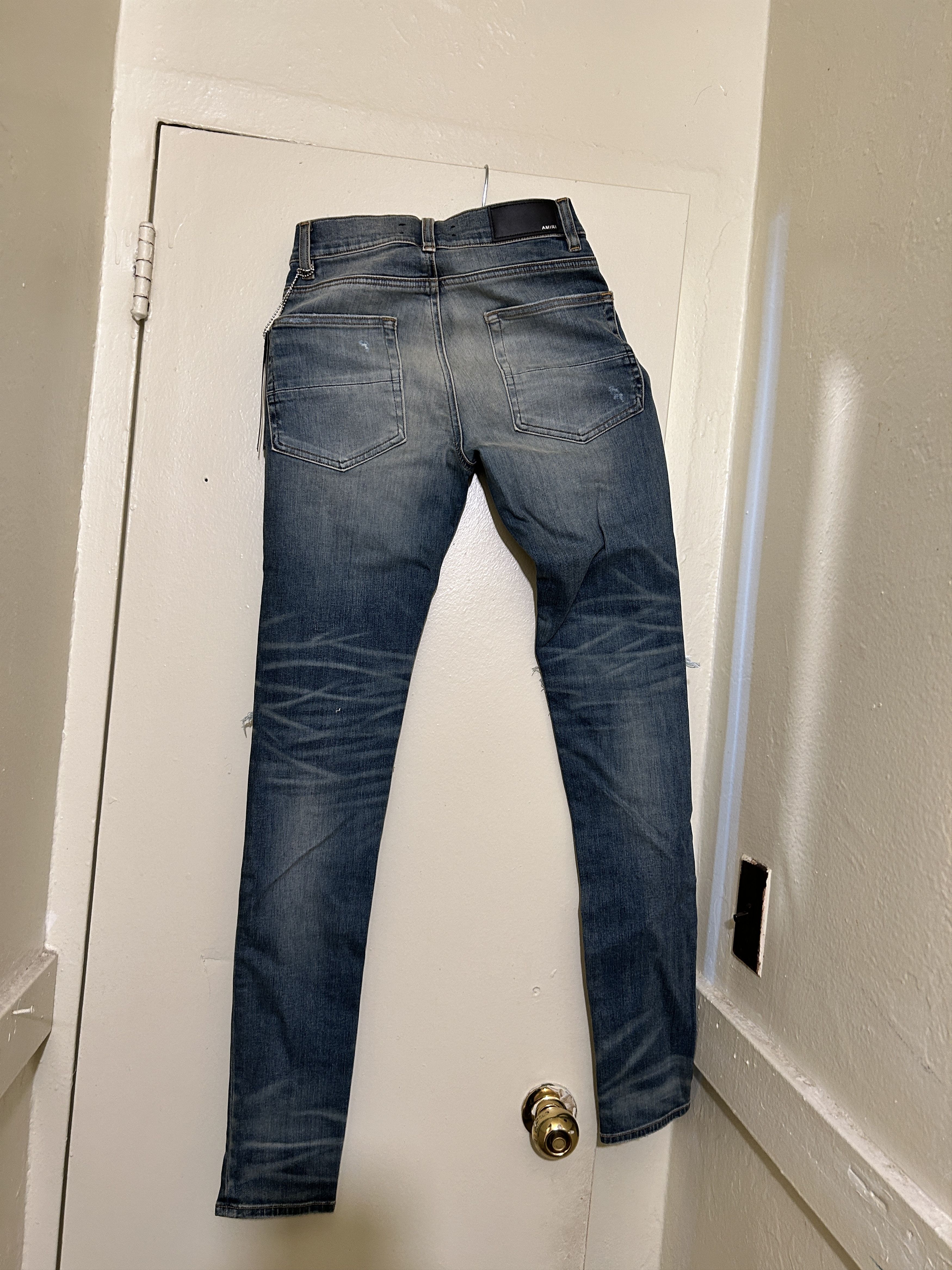 Amiri mx1 camo distressed jeans Size US 28 / EU 44 - 5 Thumbnail