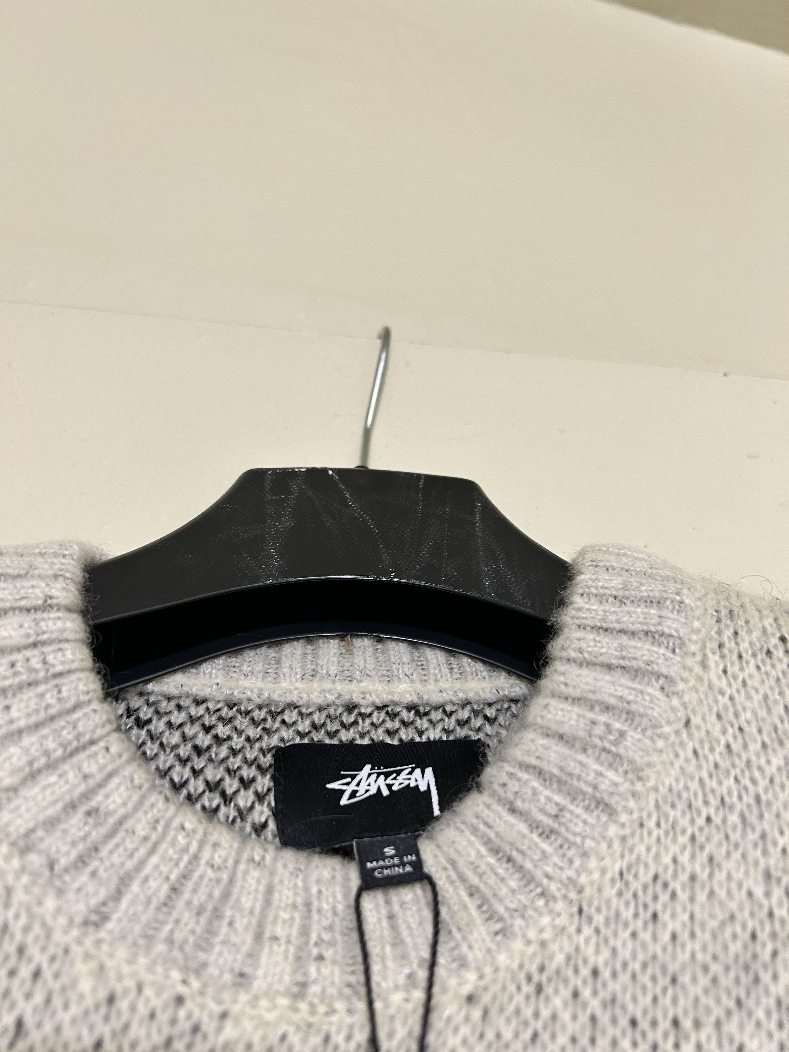 Stussy Stussy 8 BALL HEAVY BRUSHED MOHAIR SWEATER CREAM Size US M / EU 48-50 / 2 - 4 Thumbnail