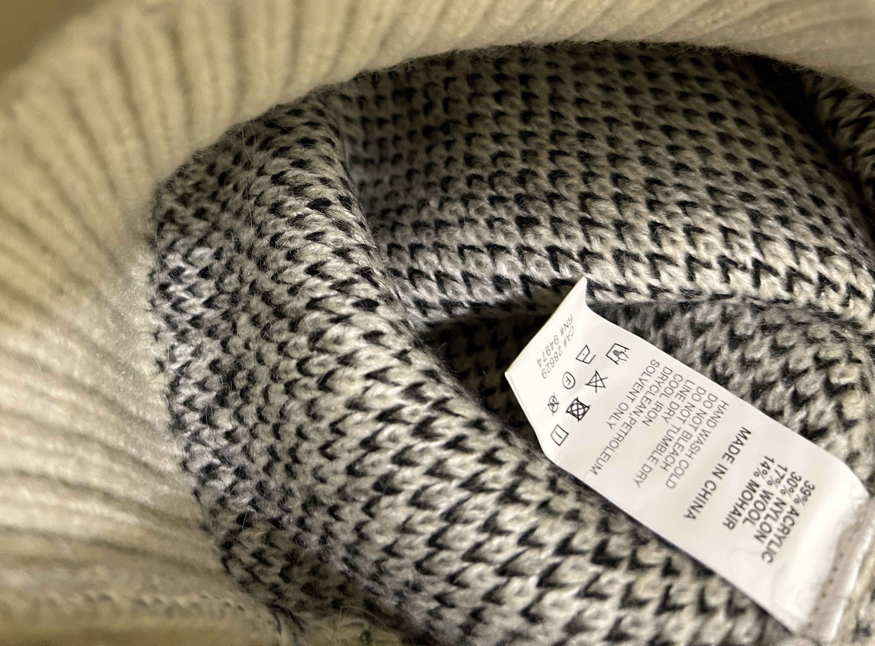 Stussy Stussy 8 BALL HEAVY BRUSHED MOHAIR SWEATER CREAM Size US M / EU 48-50 / 2 - 7 Thumbnail