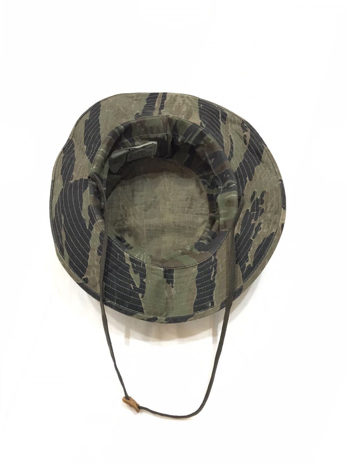 Vintage VINTAGE USA MILITARY TIGER STRIPED BOONIE BUCKET HAT Size ONE SIZE - 5 Thumbnail