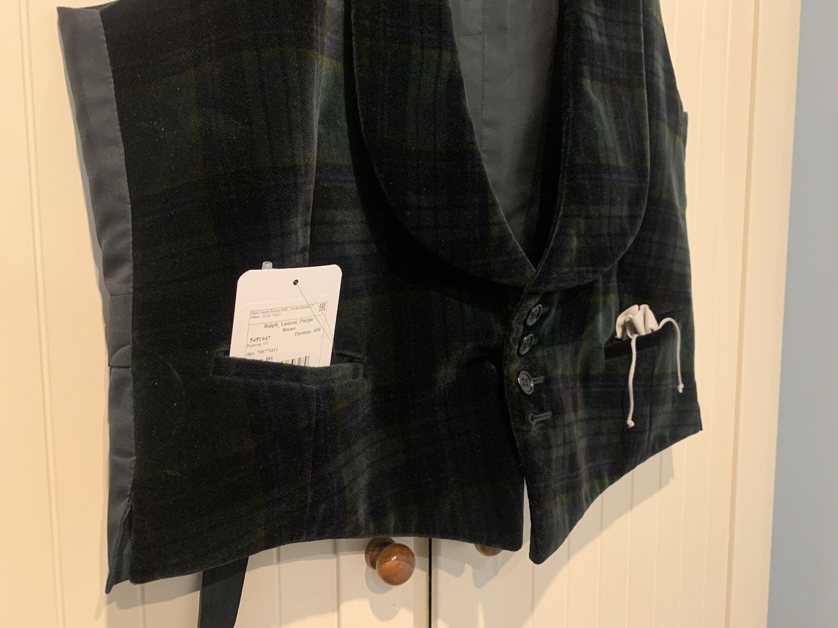 Ralph Lauren FW'19 Vest Tailored Size 40R - 2 Thumbnail