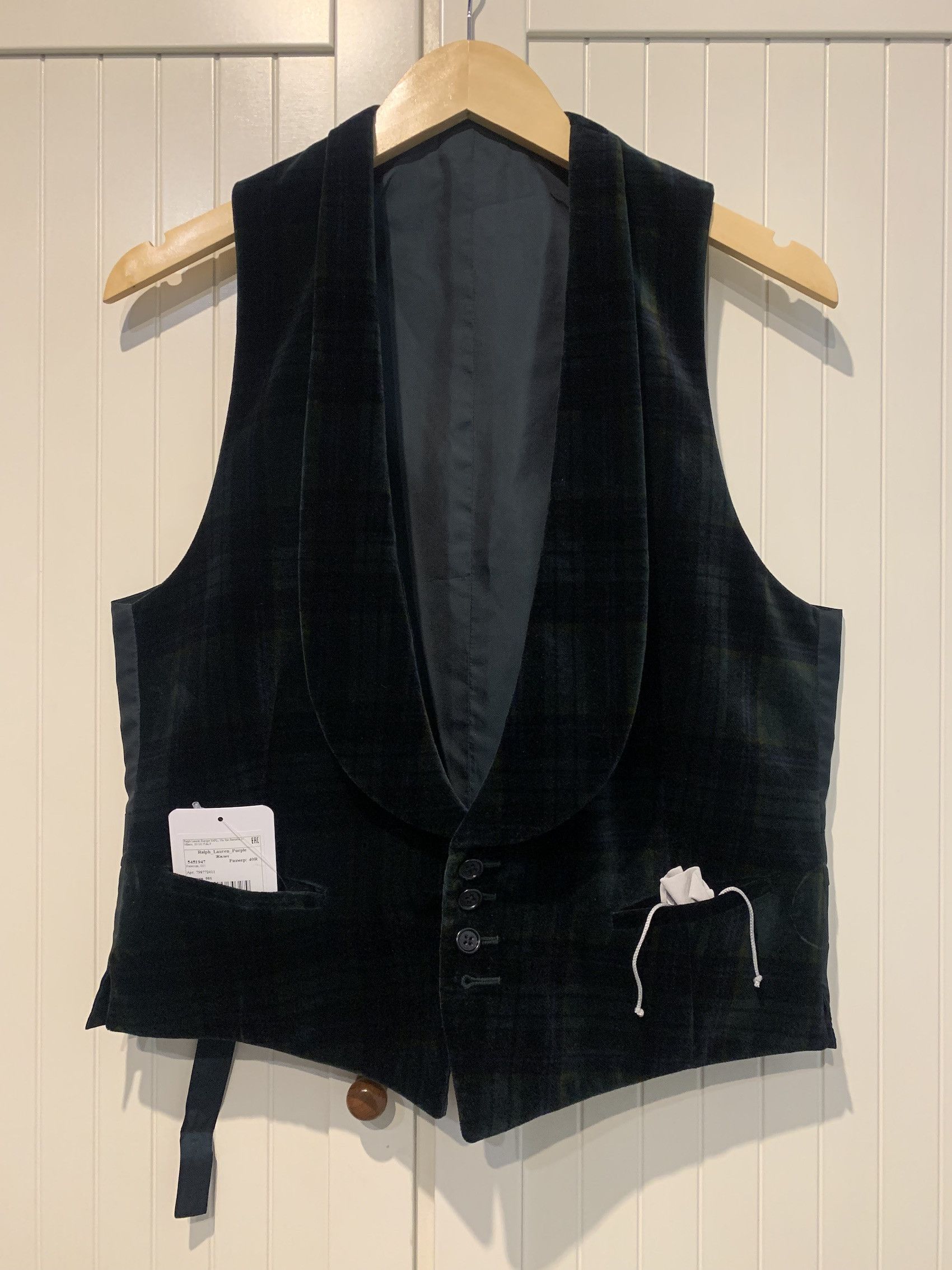 Ralph Lauren FW'19 Vest Tailored Size 40R - 1 Thumbnail