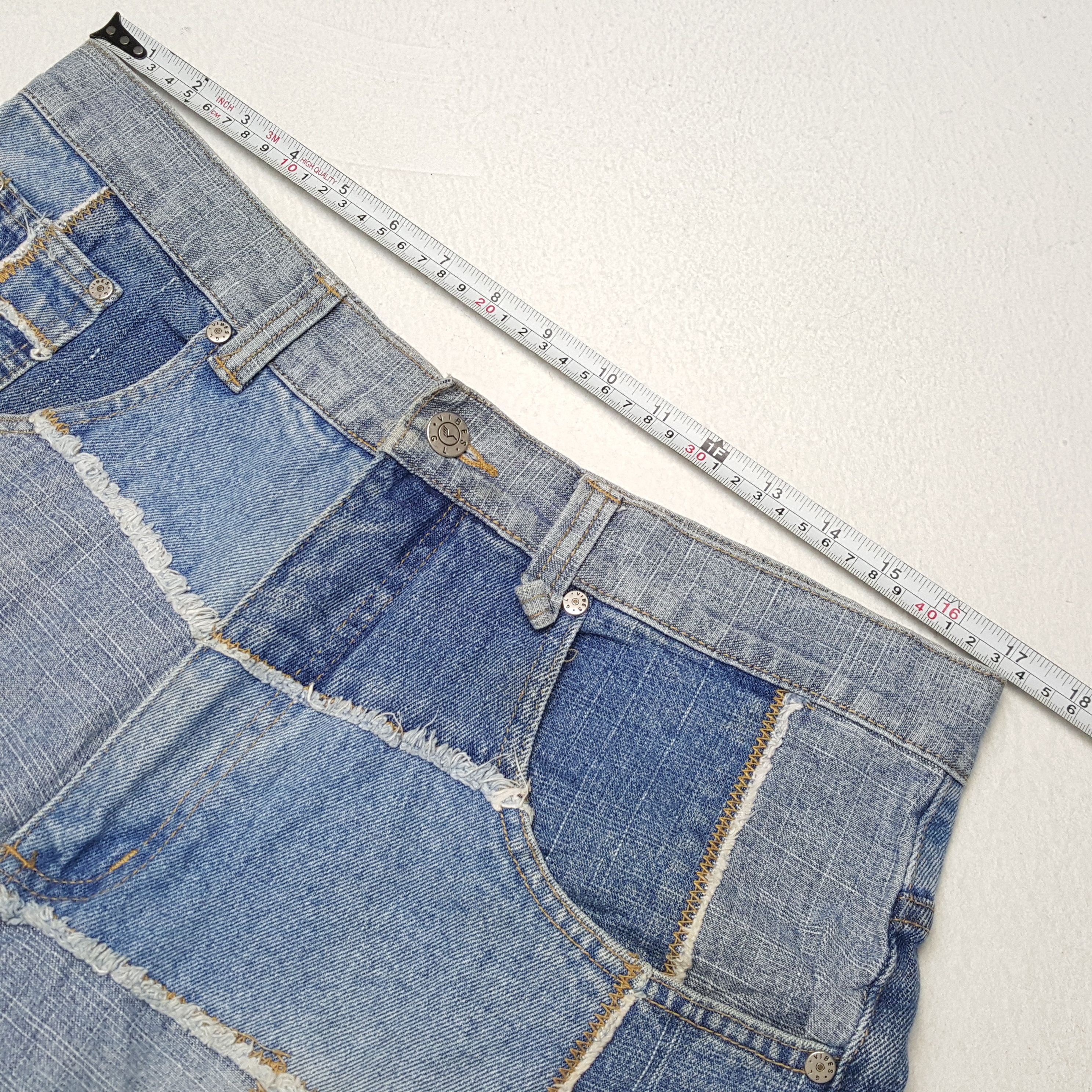 VIBE × Vintage VIBES GOLD LABEL Japanese Patchwork Streetwear Style Jeans Size US 34 / EU 50 - 7 Thumbnail