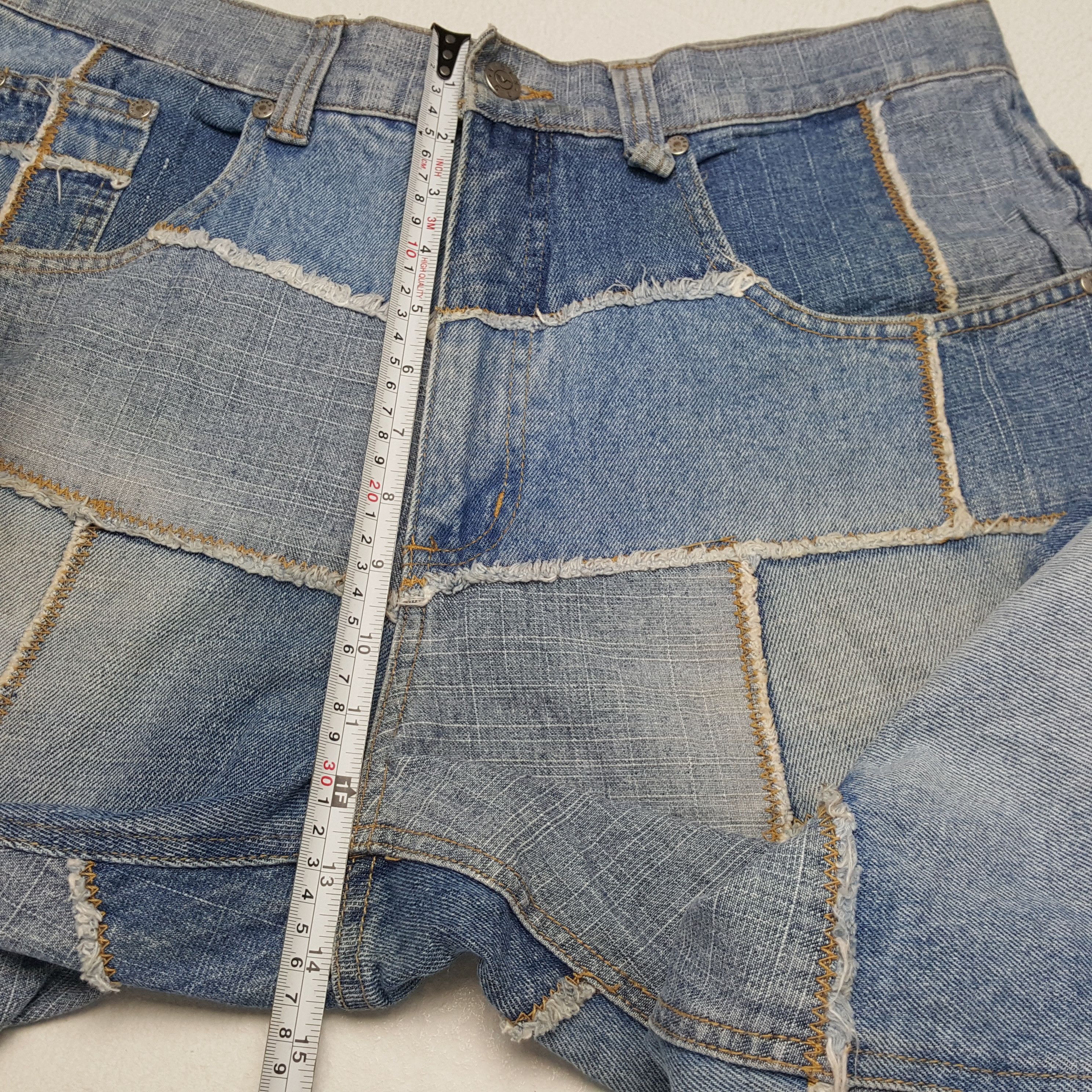 VIBE × Vintage VIBES GOLD LABEL Japanese Patchwork Streetwear Style Jeans Size US 34 / EU 50 - 8 Thumbnail