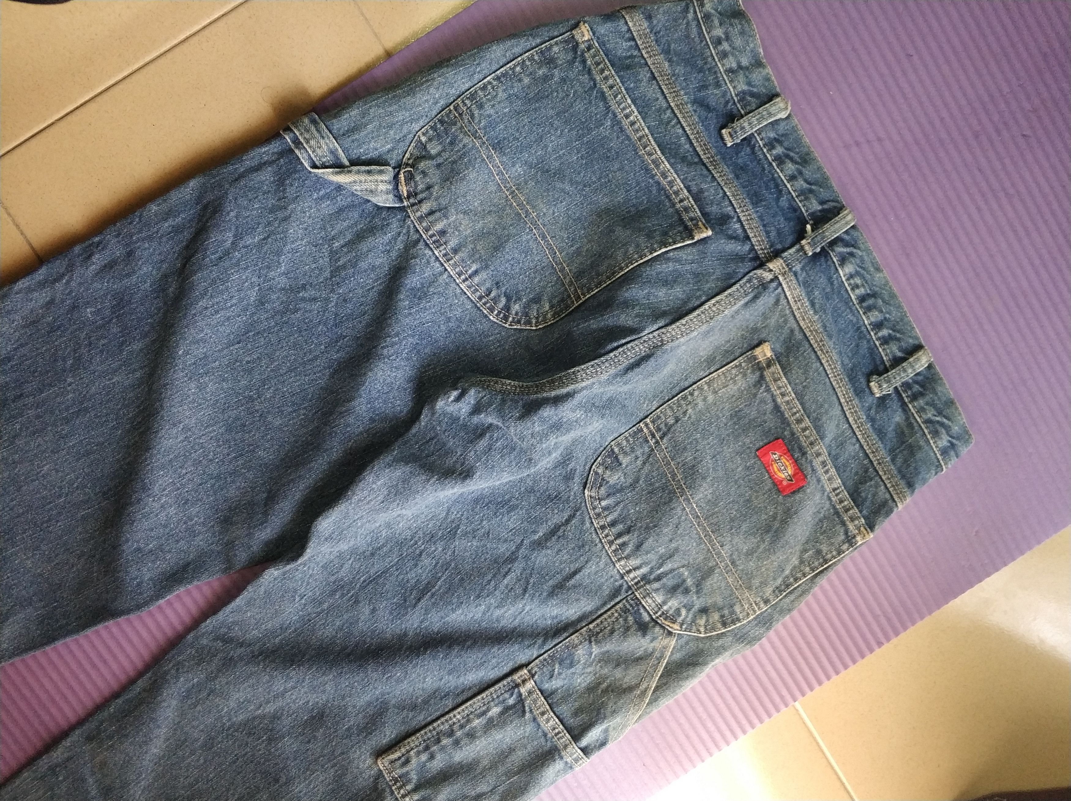 Dickies 🔥Vintage Dickies Carpenter Work Denim Pants Size US 32 / EU 48 - 3 Thumbnail