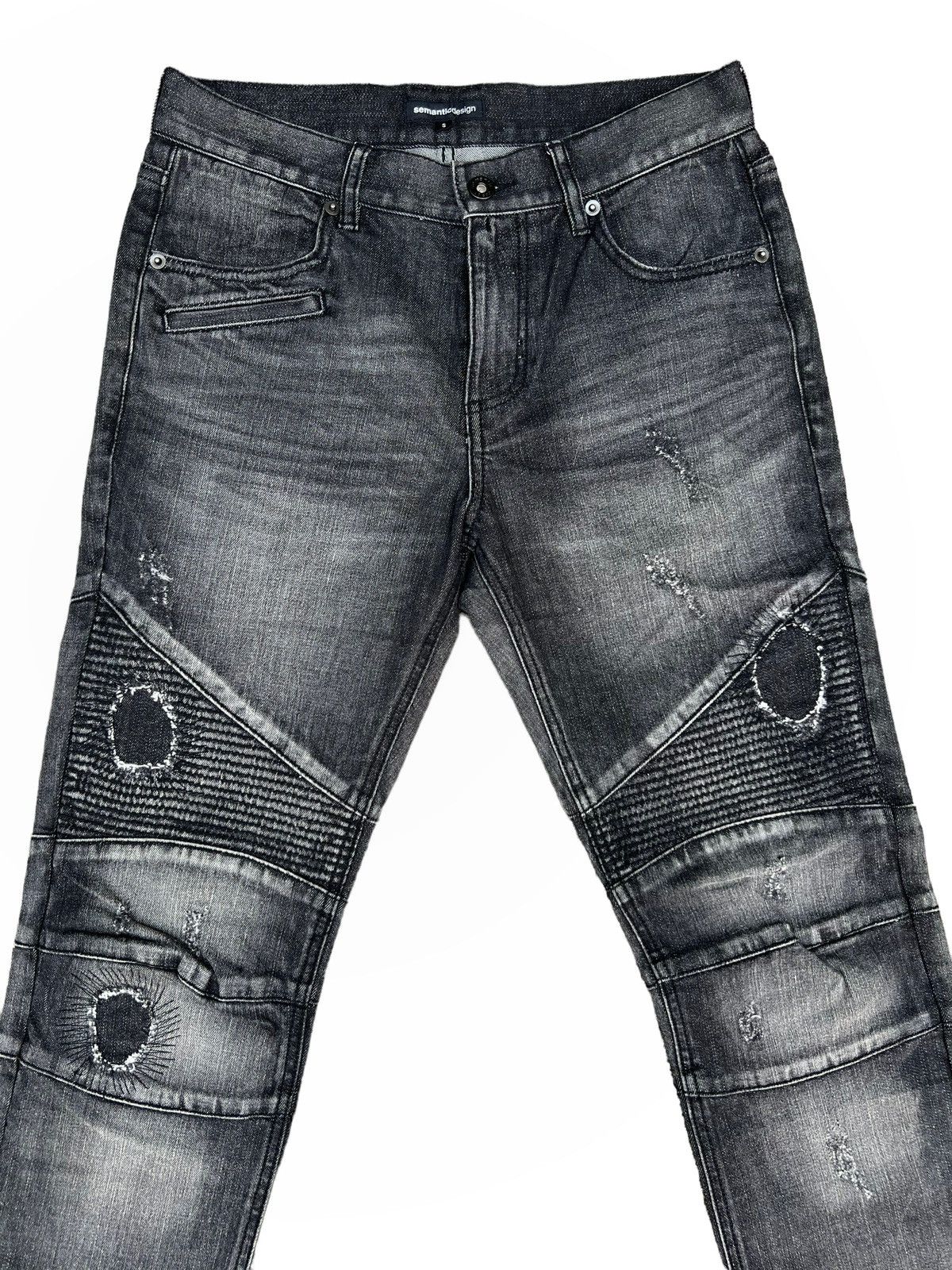 Beauty Beast × Japanese Brand Semantic Design Jeans Distressed Jeans Designer Jeans 30 Size US 30 / EU 46 - 5 Thumbnail