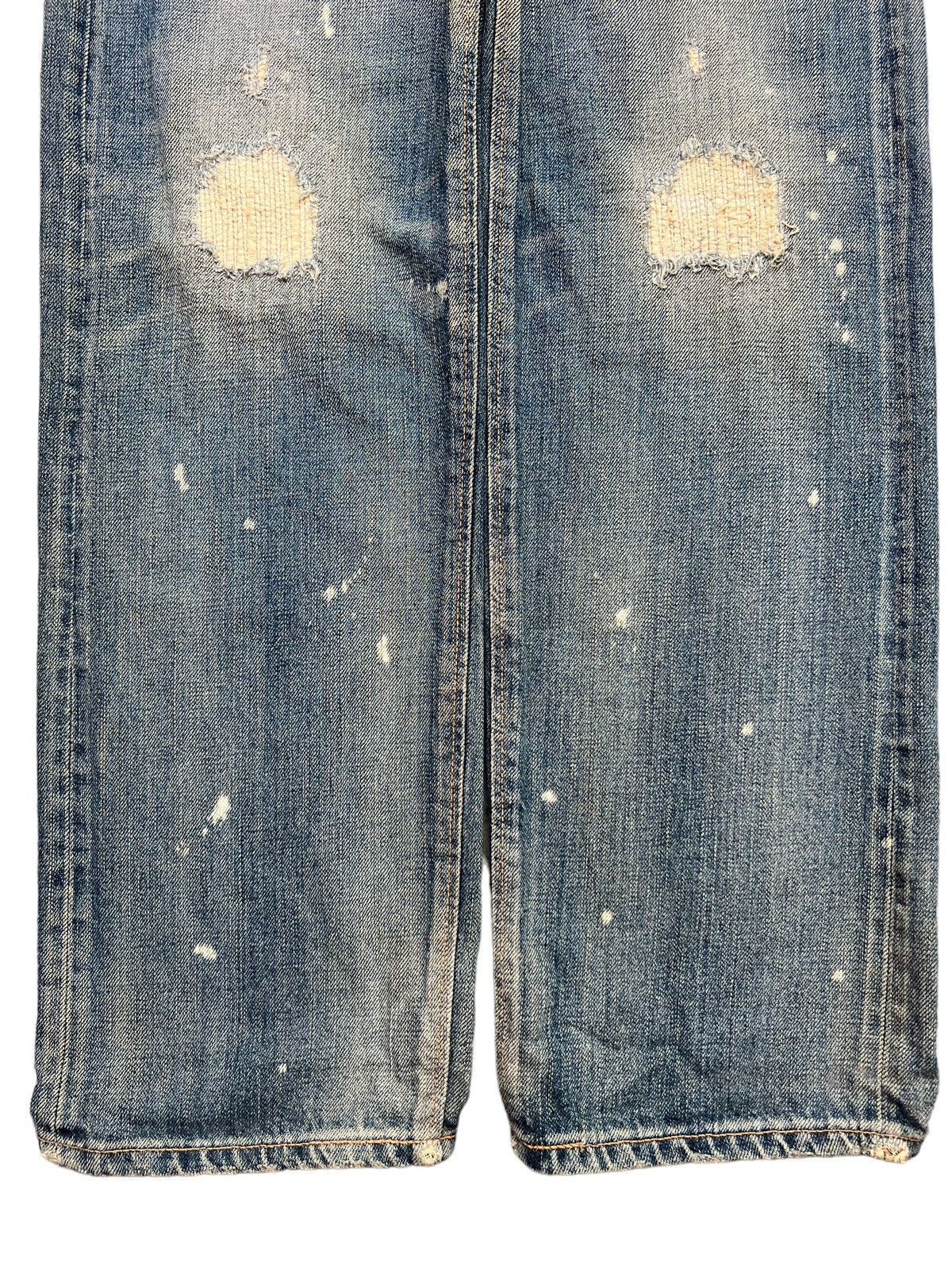 Edwin Edwin X Takeo Kikuchi Selvedge Distressed Denim Jeans 30x33 Size US 30 / EU 46 - 6 Thumbnail