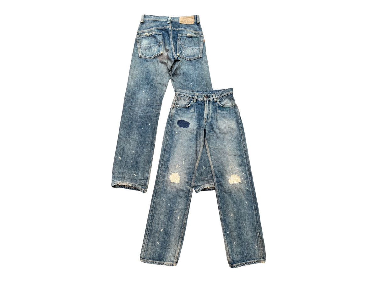 Edwin Edwin X Takeo Kikuchi Selvedge Distressed Denim Jeans 30x33 Size US 30 / EU 46 - 1 Thumbnail