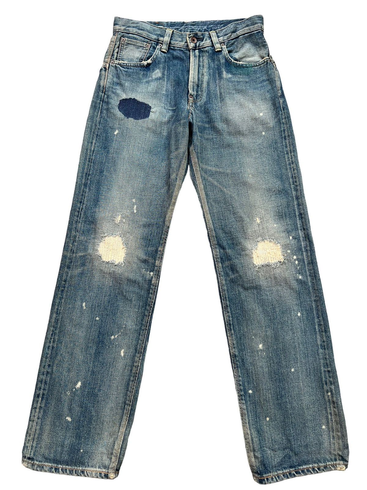 Edwin Edwin X Takeo Kikuchi Selvedge Distressed Denim Jeans 30x33 Size US 30 / EU 46 - 3 Thumbnail