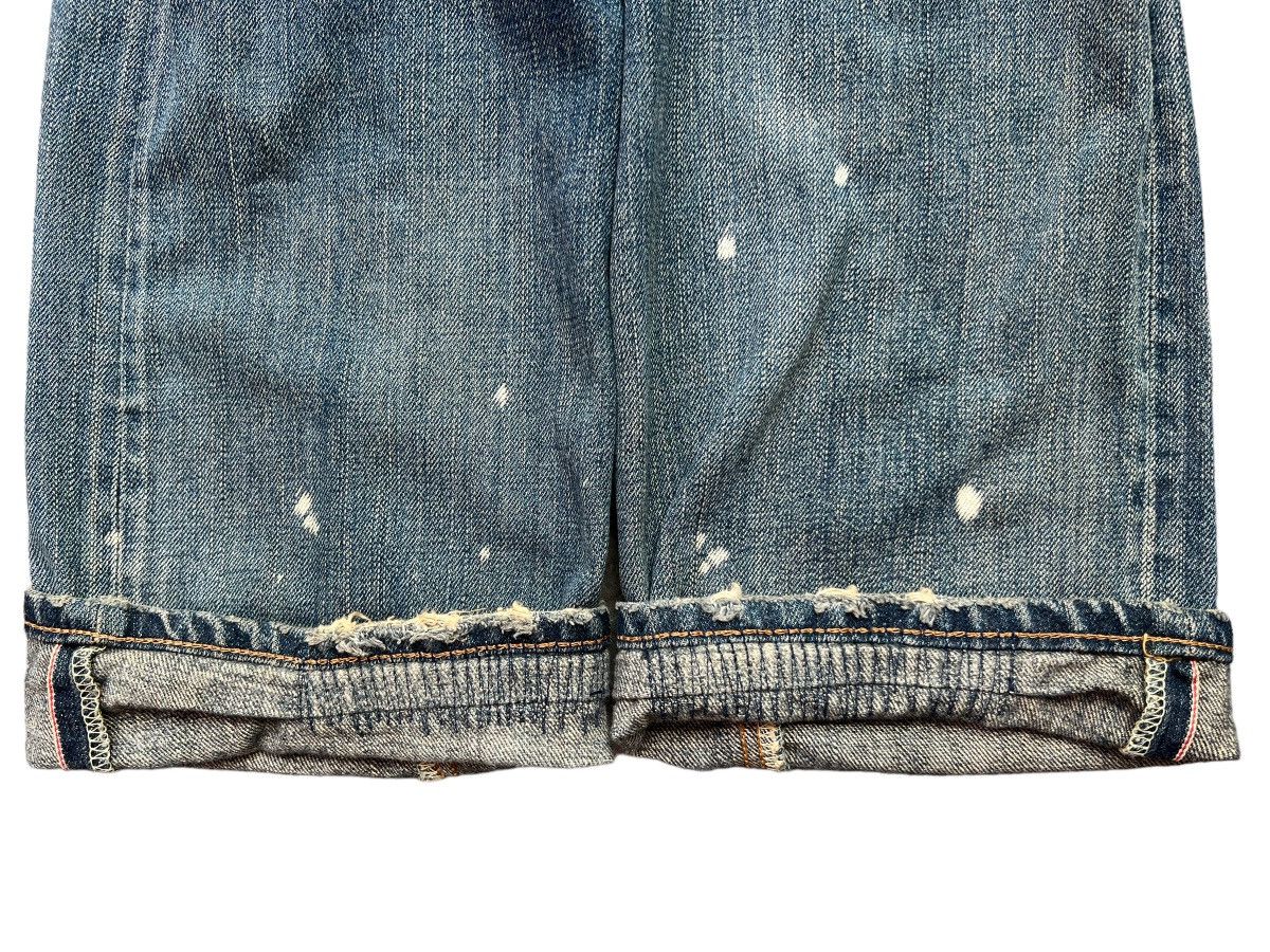 Edwin Edwin X Takeo Kikuchi Selvedge Distressed Denim Jeans 30x33 Size US 30 / EU 46 - 15 Thumbnail