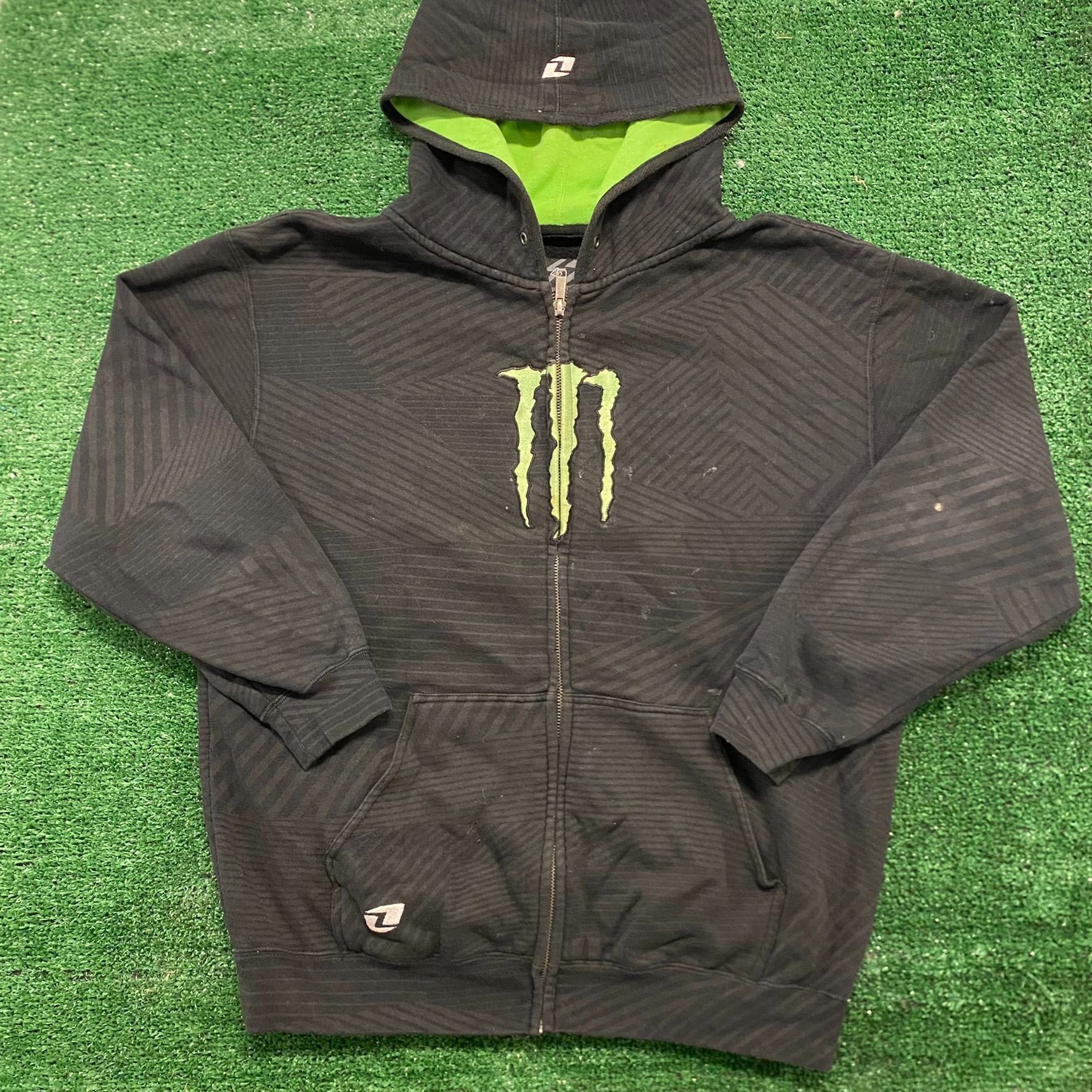 Monster energy drink zip best sale up hoodie