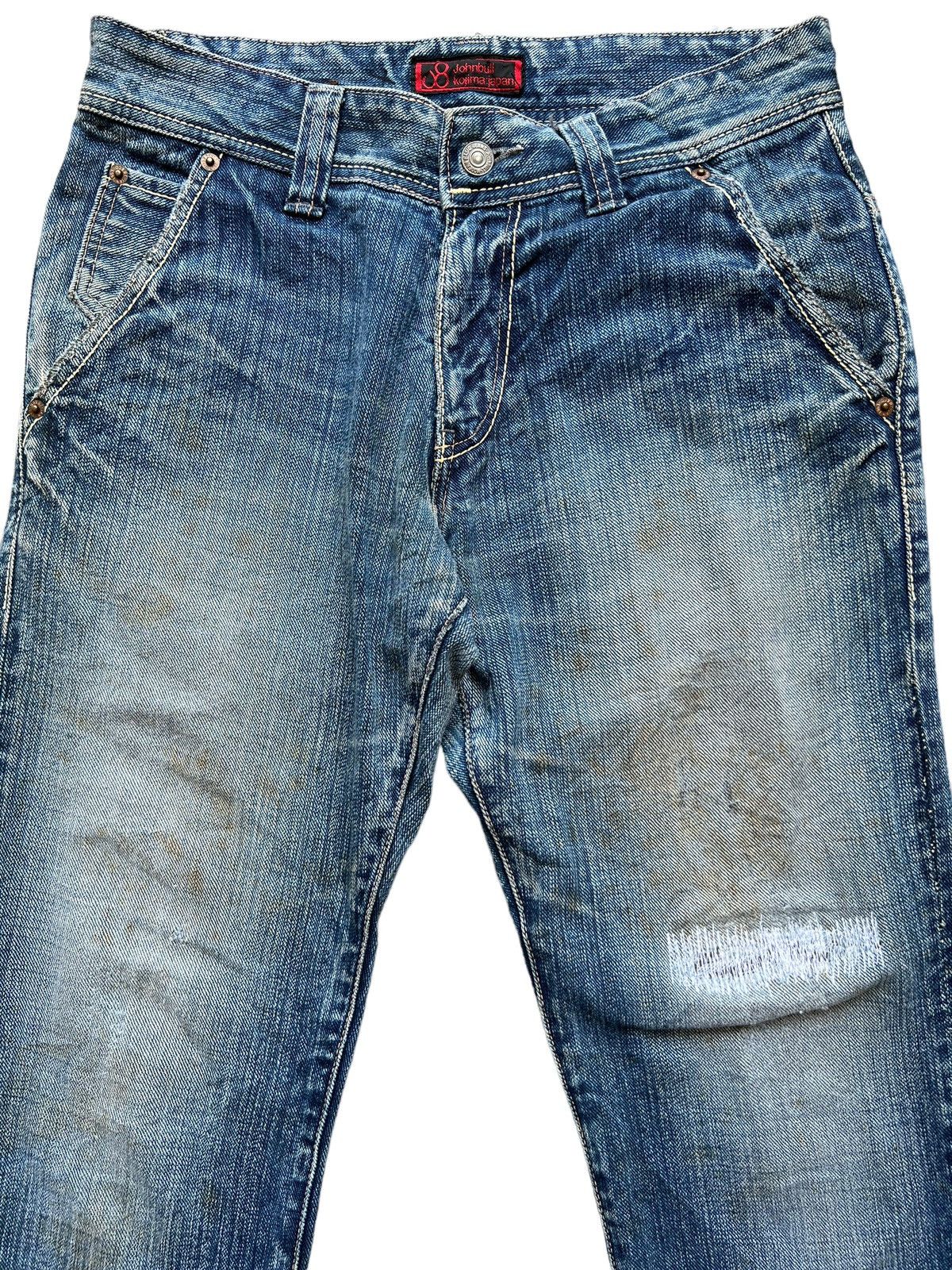 Johnbull Vintage Johnbull Kojima Japan Distressed Denim Boro 31x30 Size US 31 - 4 Thumbnail
