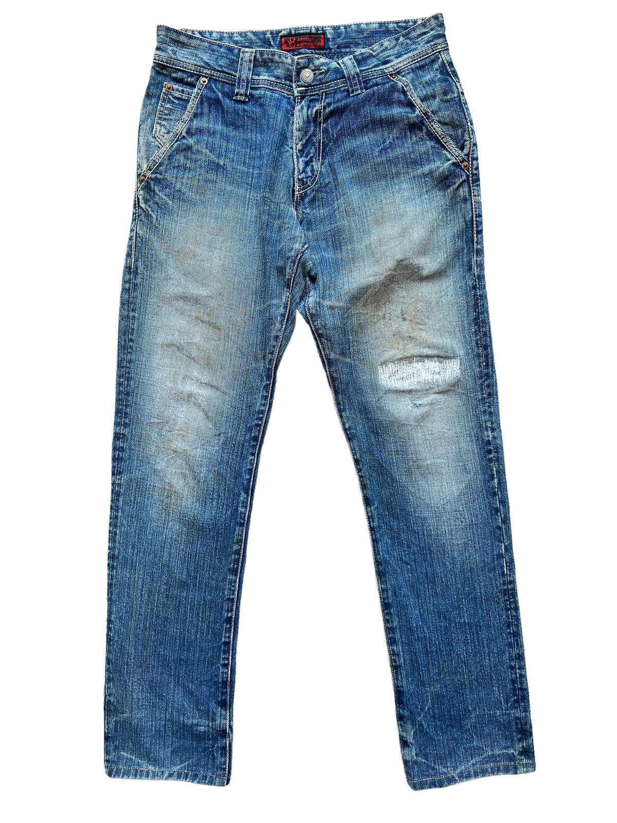 Johnbull Vintage Johnbull Kojima Japan Distressed Denim Boro 31x30 Size US 31 - 2 Thumbnail