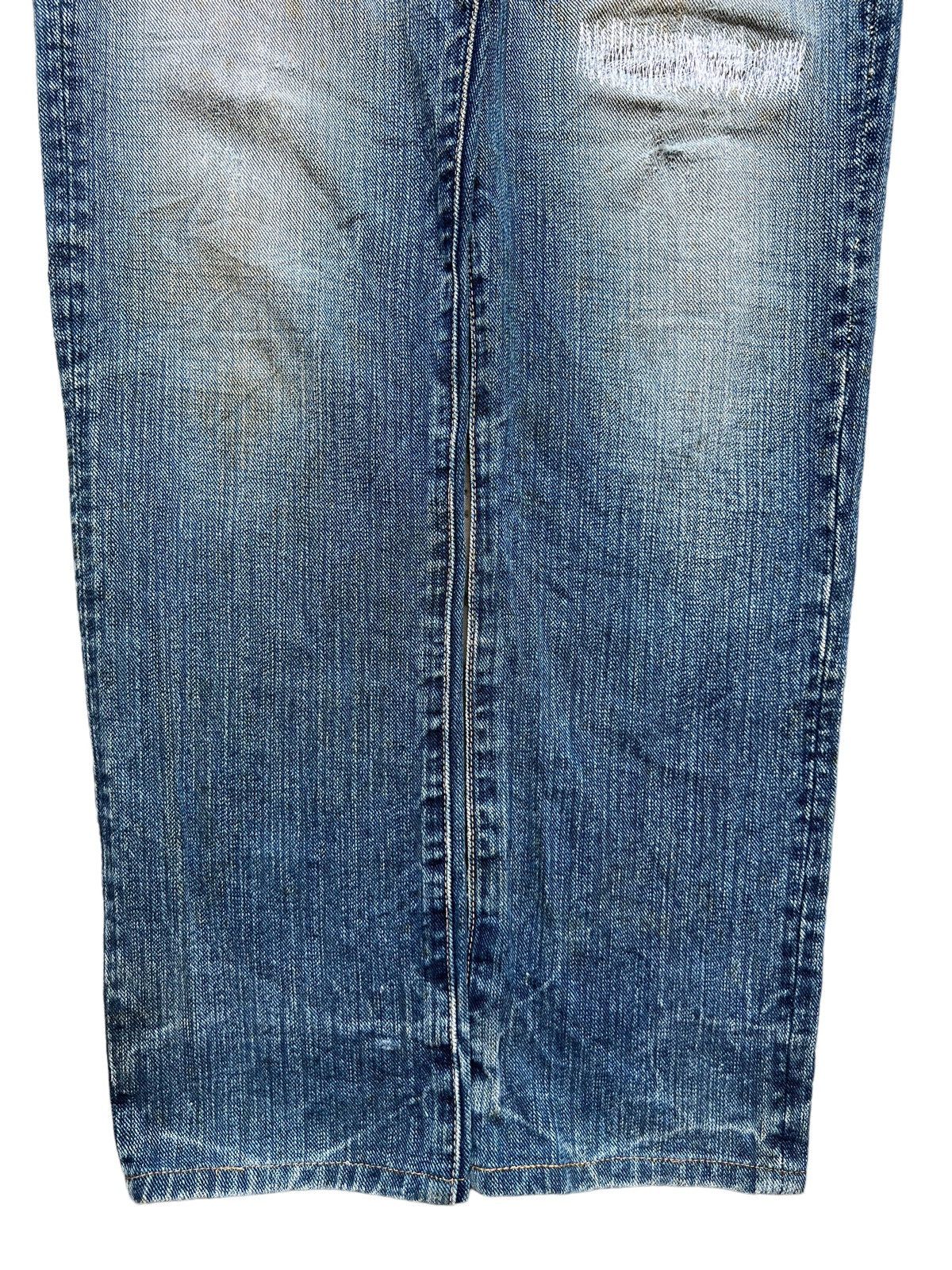 Johnbull Vintage Johnbull Kojima Japan Distressed Denim Boro 31x30 Size US 31 - 5 Thumbnail