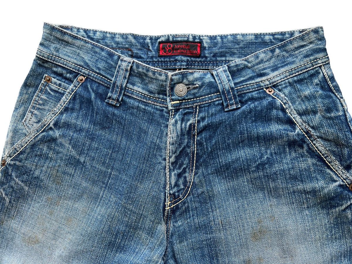 Johnbull Vintage Johnbull Kojima Japan Distressed Denim Boro 31x30 Size US 31 - 8 Thumbnail