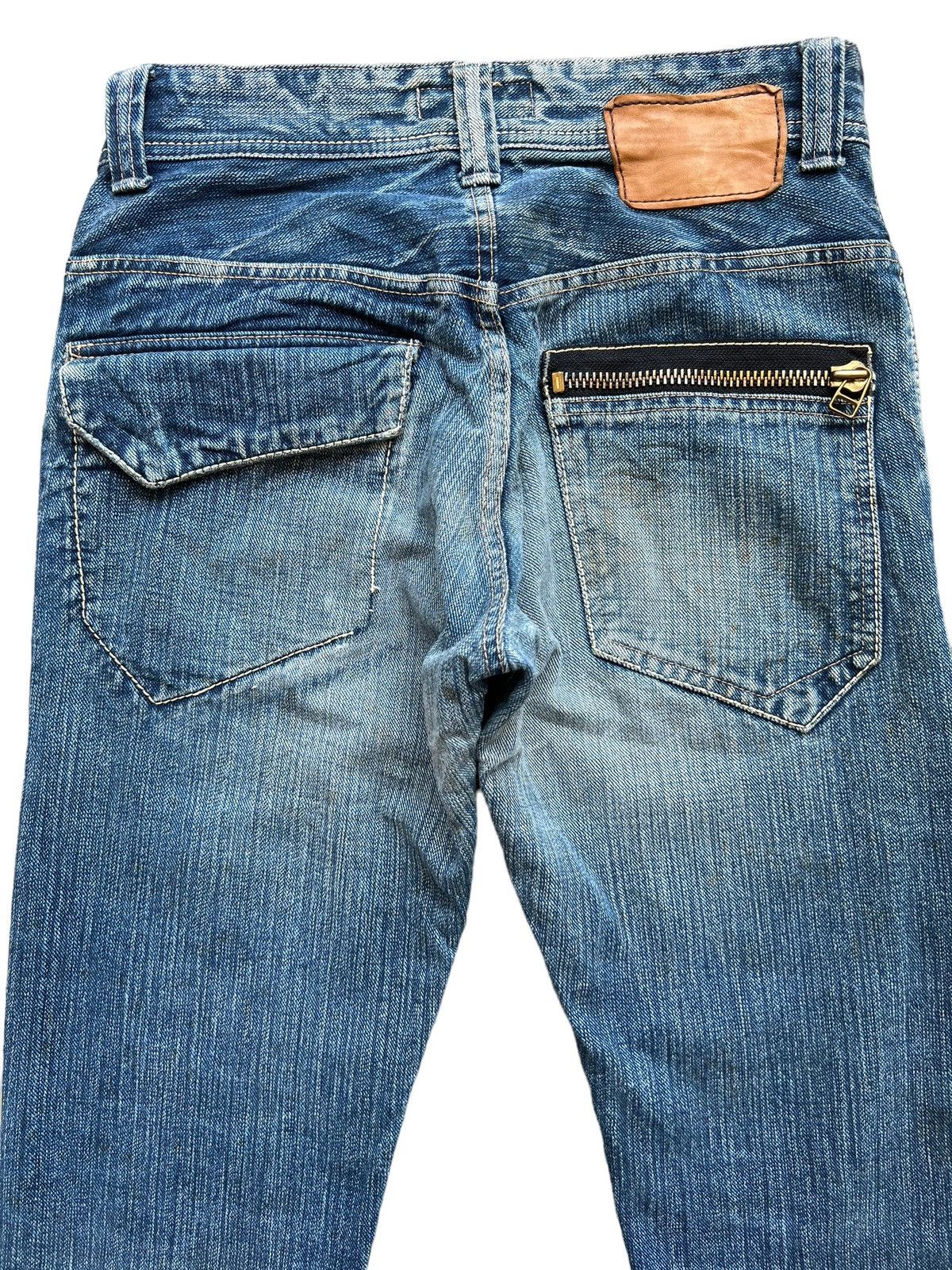 Johnbull Vintage Johnbull Kojima Japan Distressed Denim Boro 31x30 Size US 31 - 6 Thumbnail