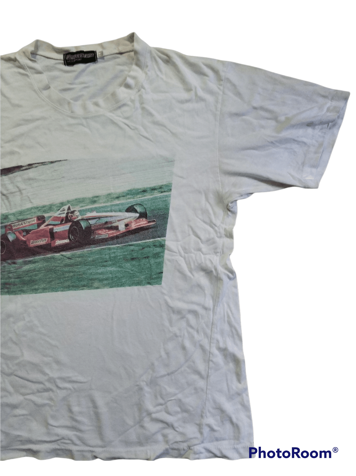 Formula 1 🔥Distressed Vintage Single Stitch 98 Bridgestone F1 Tees Size US M / EU 48-50 / 2 - 3 Thumbnail