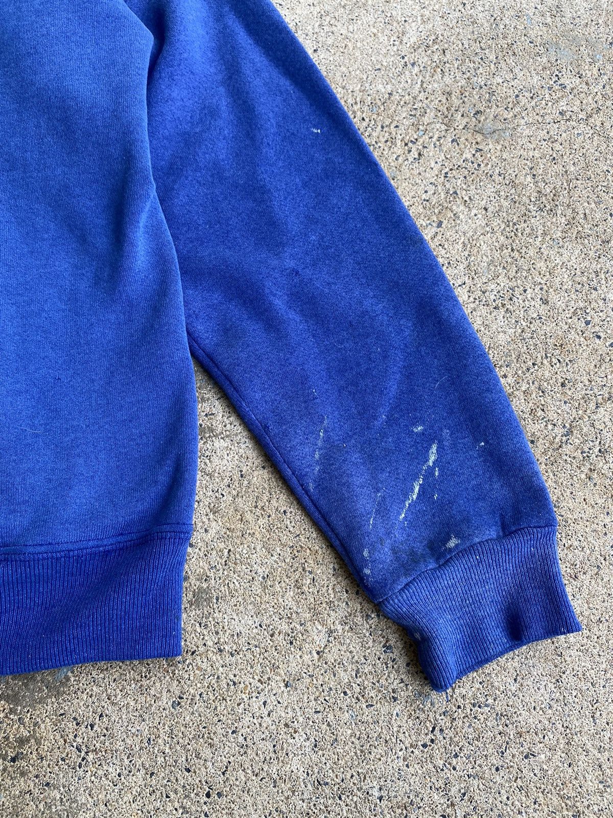 Japanese Brand × Vintage Vintage 90’s USA Distressed Paint Stained Full Zip Hoodie Size US M / EU 48-50 / 2 - 11 Thumbnail