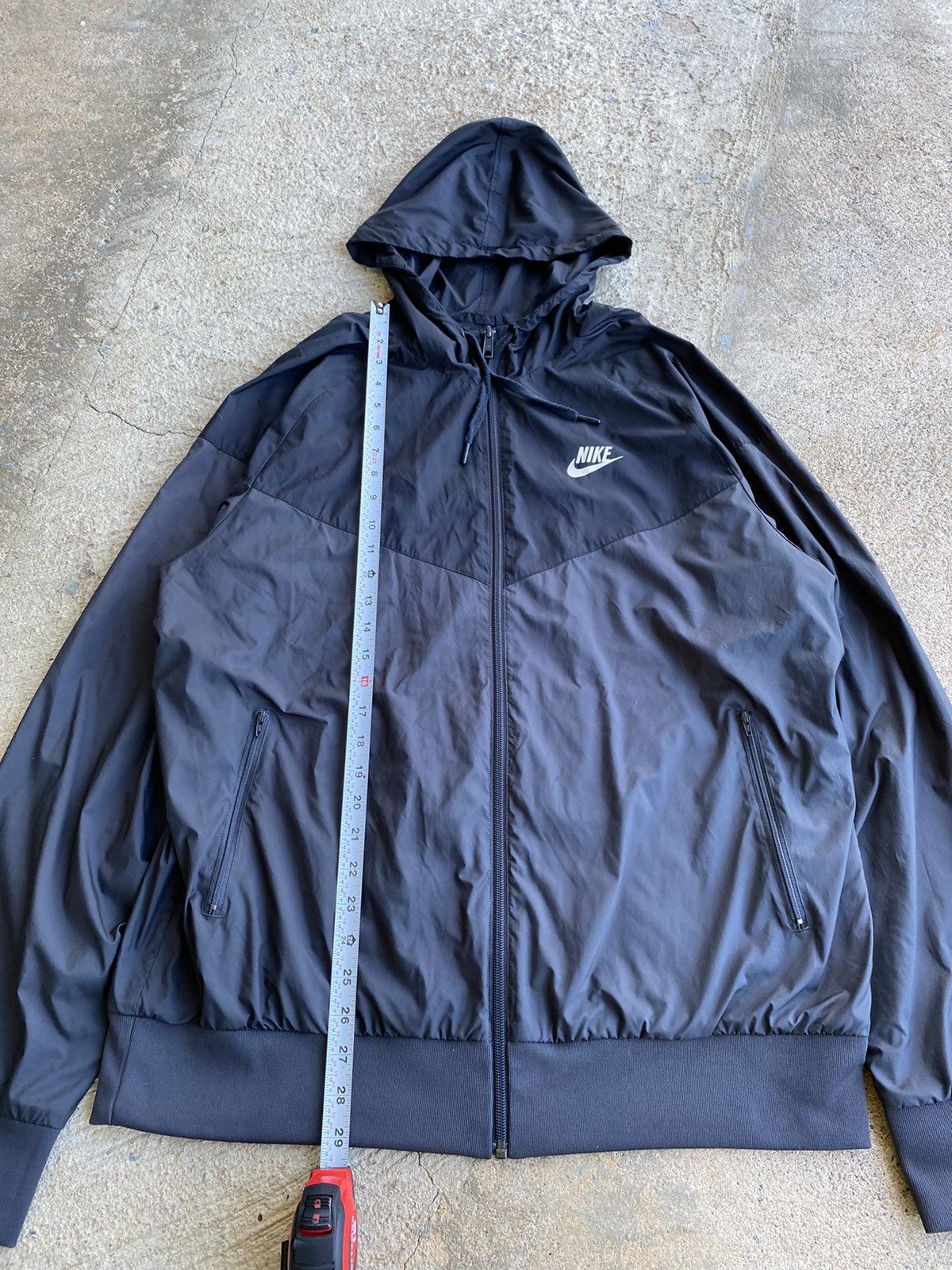 Nike × Vintage Vintage Y2K Crazy Nike Two Tone Full Zip Windbreaker Jacket Size US XL / EU 56 / 4 - 7 Thumbnail