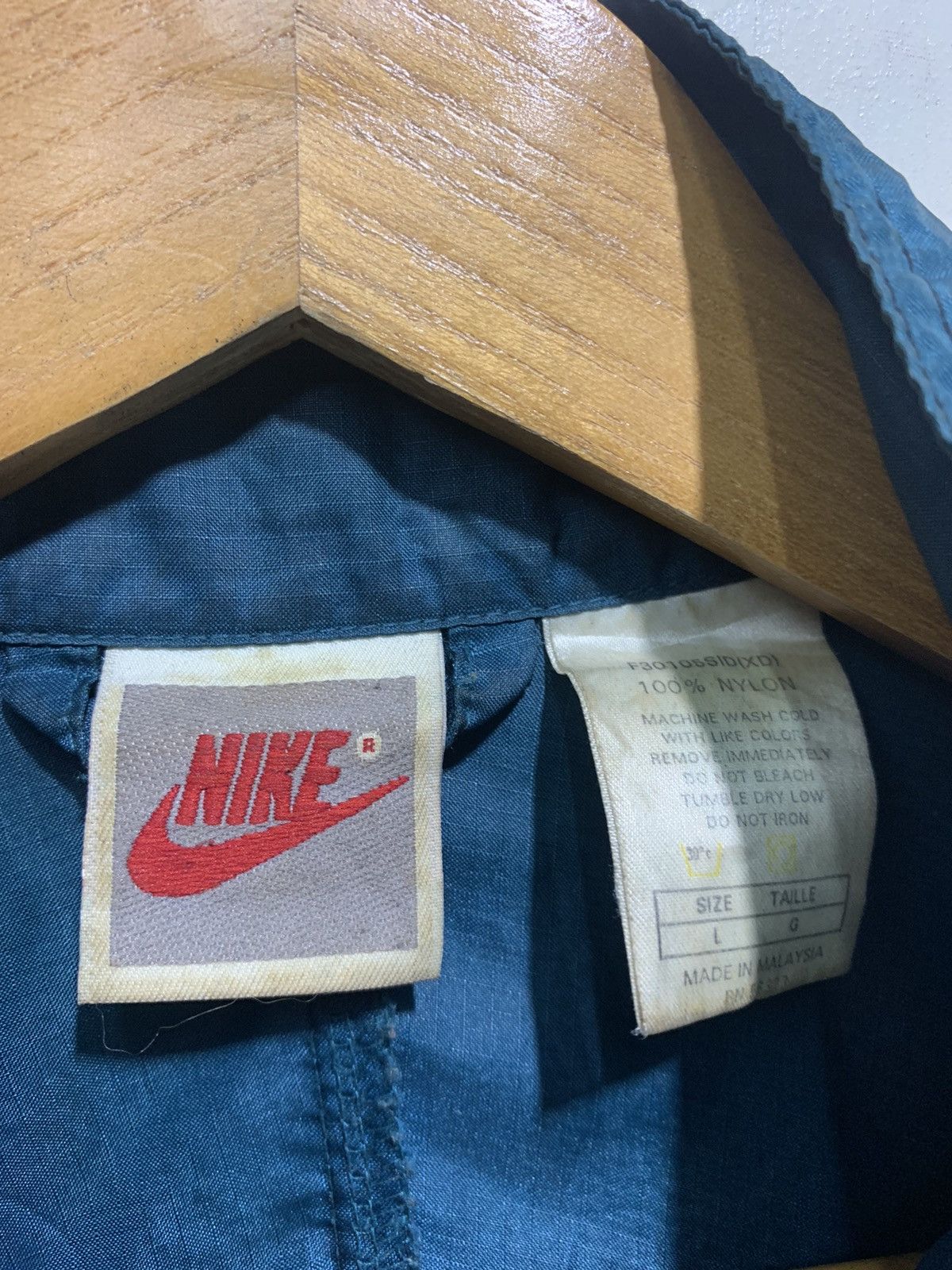 Nike 🔥VTG NIKE 90S NYLON LIGHT JACKETS Size US L / EU 52-54 / 3 - 8 Thumbnail