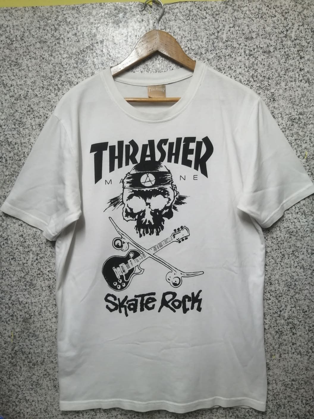 Seditionaries × Thrasher × Vintage VINTAGE PUSHEAD THRASHER SKATE ROCK VERY RARE Size US L / EU 52-54 / 3 - 1 Thumbnail