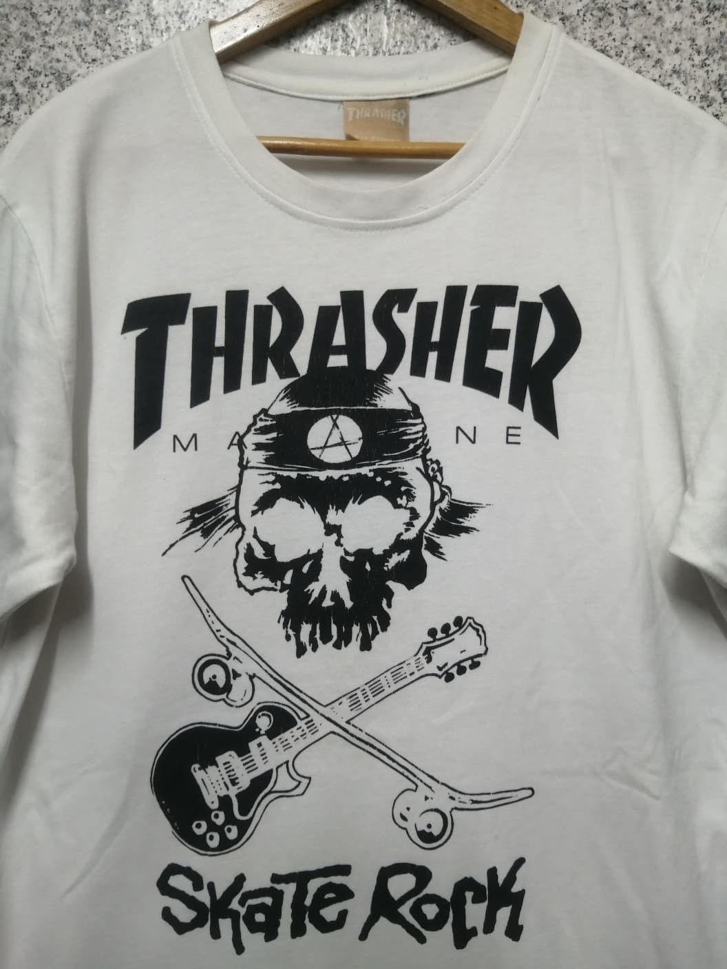Seditionaries × Thrasher × Vintage VINTAGE PUSHEAD THRASHER SKATE ROCK VERY RARE Size US L / EU 52-54 / 3 - 3 Thumbnail