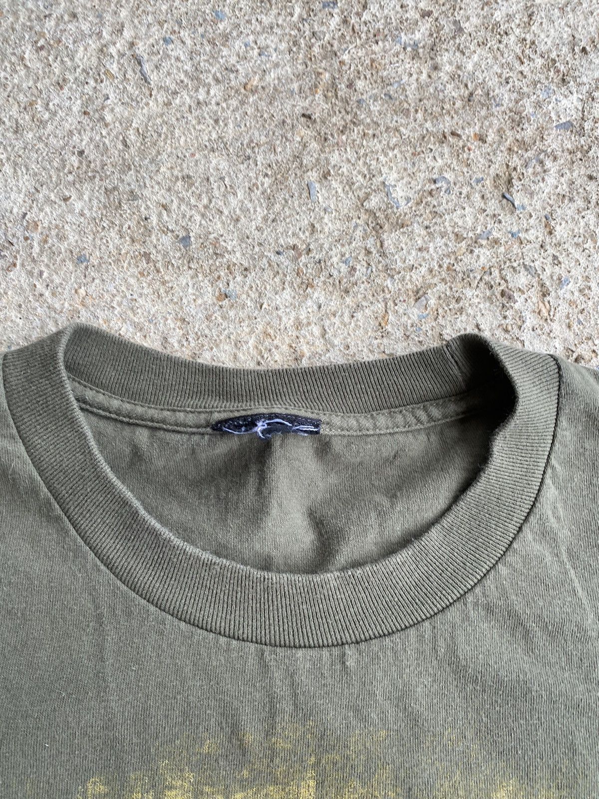 Harley Davidson × Vintage Vintage Y2K Harley Davidson Olive Double Sided Shirt Size US XL / EU 56 / 4 - 3 Thumbnail