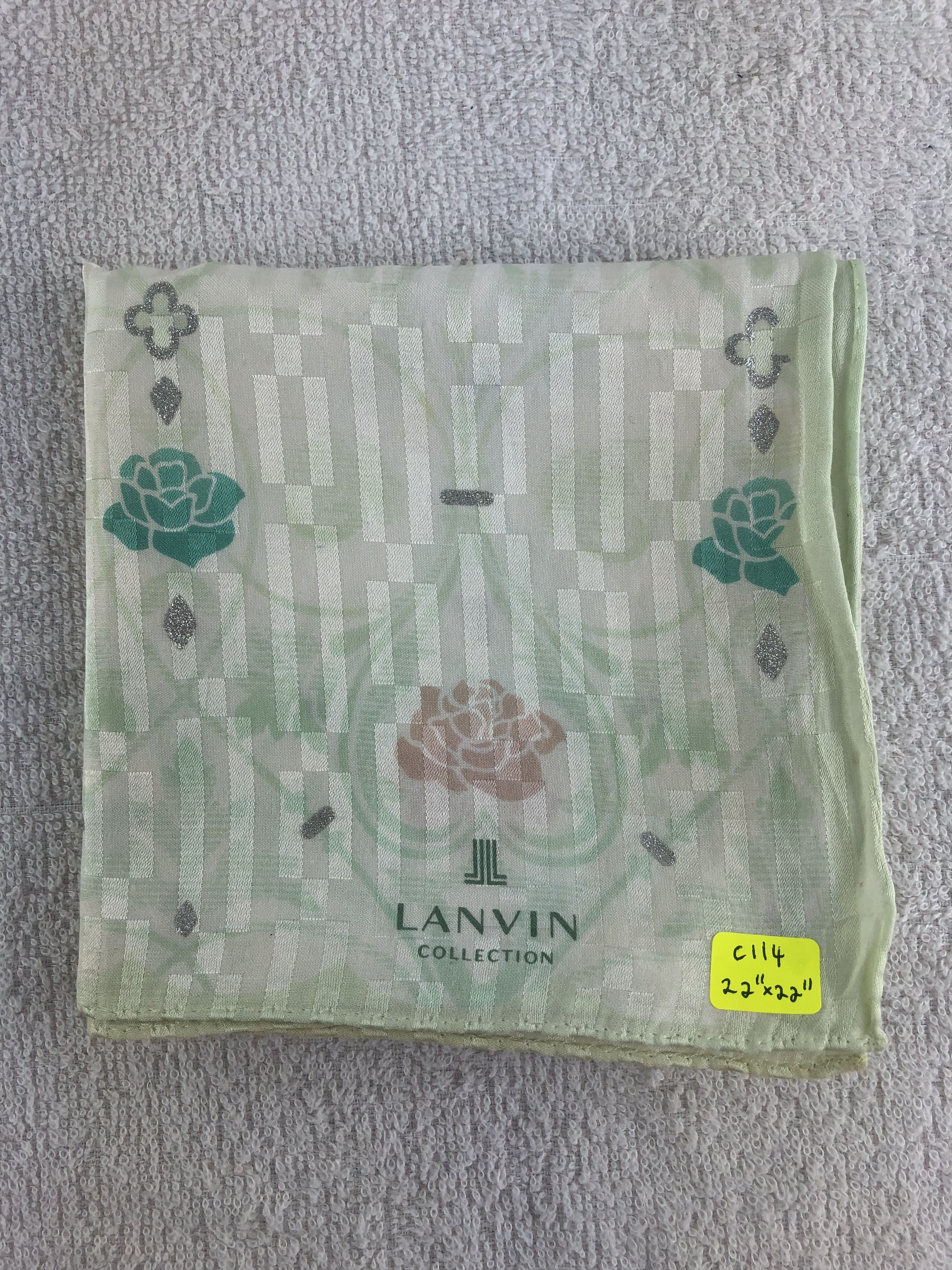 Lanvin Lanvin Handkerchief / Bandana / Neckerchief C114 Size ONE SIZE - 8 Thumbnail