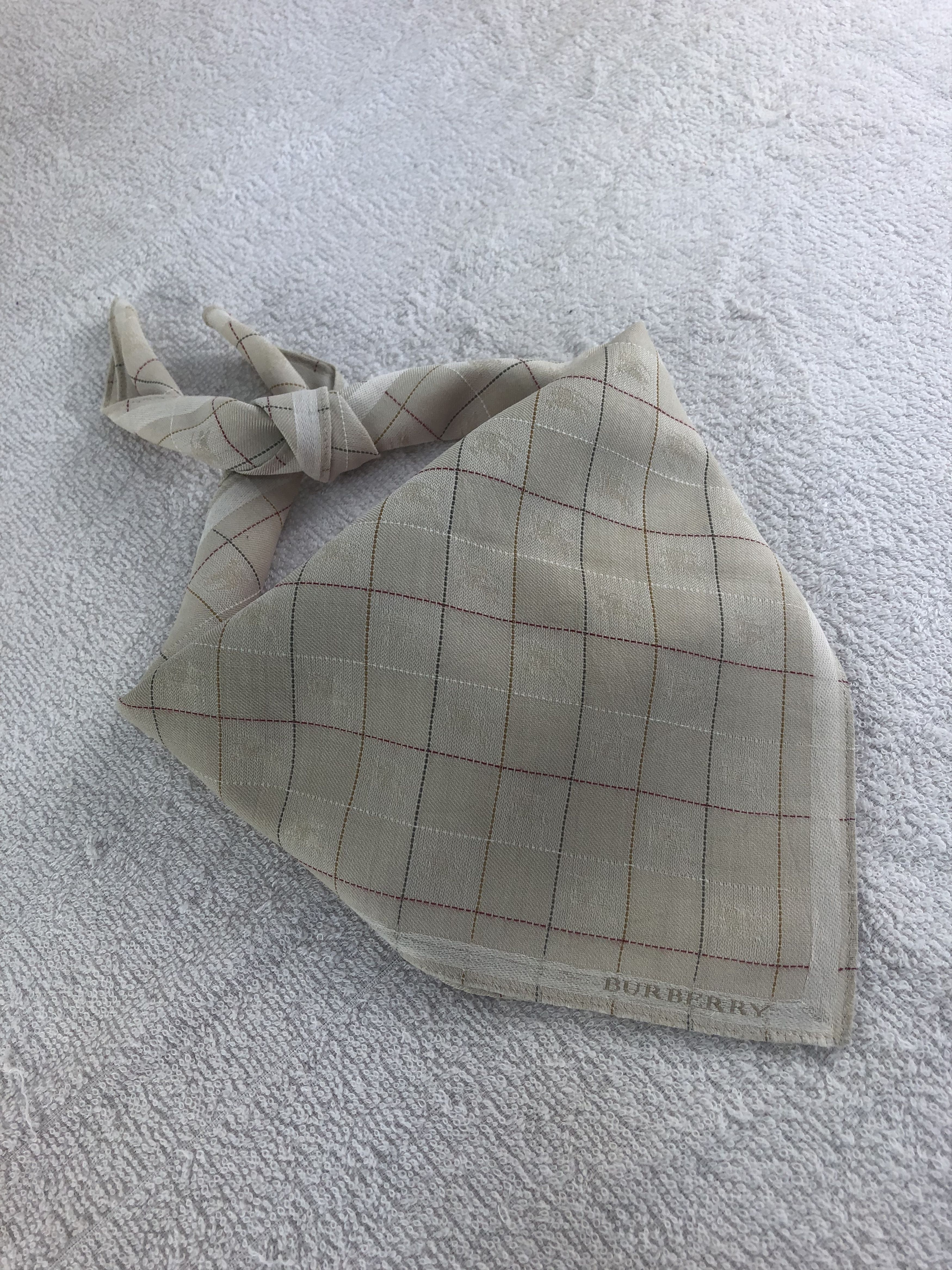 Burberry Burberry Handkerchief / Bandana / Neckerchief C119 Size ONE SIZE - 2 Thumbnail