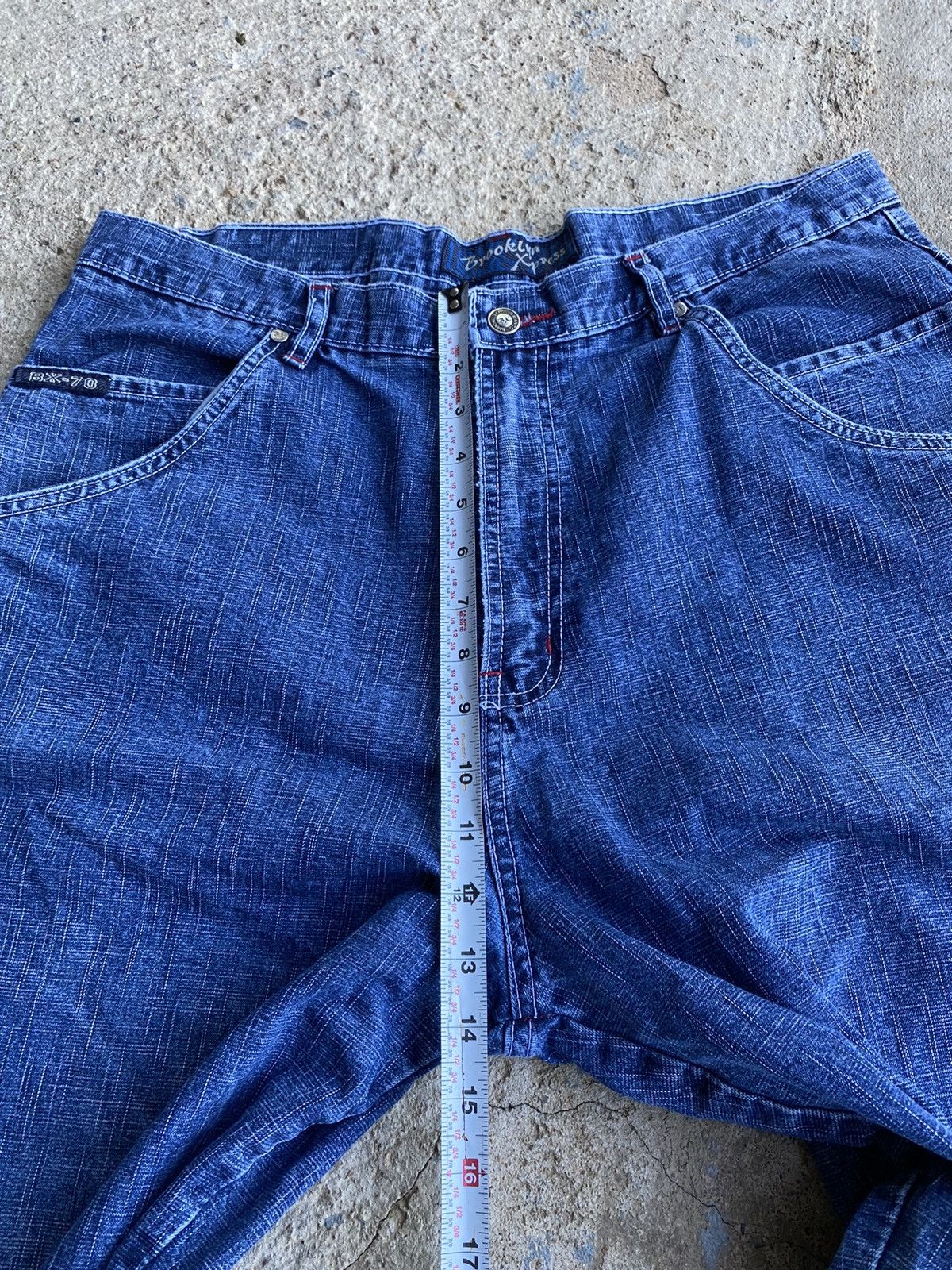 Japanese Brand × Southpole × Vintage Vintage Y2K Brooklyn Xpress Southpole Style Baggy Loose Jean Size US 36 / EU 52 - 13 Thumbnail