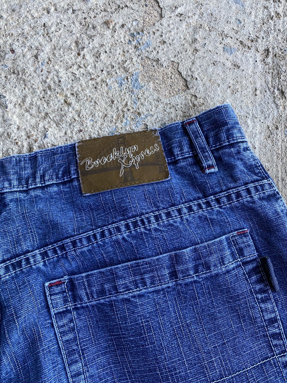 Japanese Brand × Southpole × Vintage Vintage Y2K Brooklyn Xpress Southpole Style Baggy Loose Jean Size US 36 / EU 52 - 4 Thumbnail