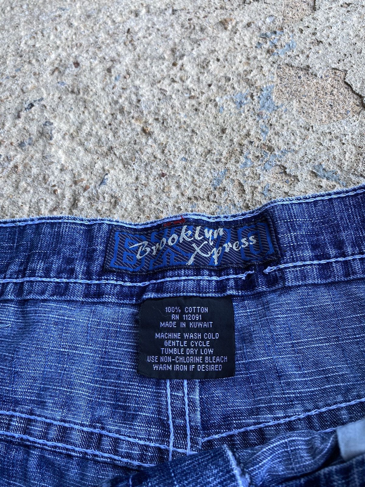 Japanese Brand × Southpole × Vintage Vintage Y2K Brooklyn Xpress Southpole Style Baggy Loose Jean Size US 36 / EU 52 - 9 Thumbnail