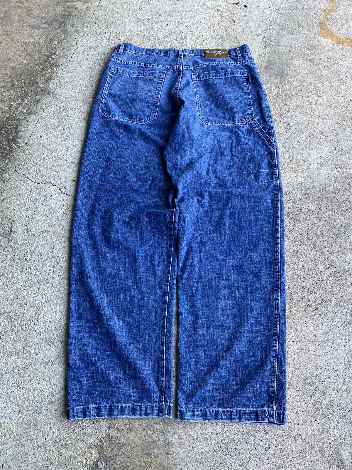 Japanese Brand × Southpole × Vintage Vintage Y2K Brooklyn Xpress Southpole Style Baggy Loose Jean Size US 36 / EU 52 - 2 Thumbnail
