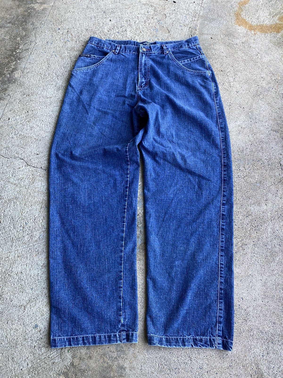 Japanese Brand × Southpole × Vintage Vintage Y2K Brooklyn Xpress Southpole Style Baggy Loose Jean Size US 36 / EU 52 - 6 Thumbnail