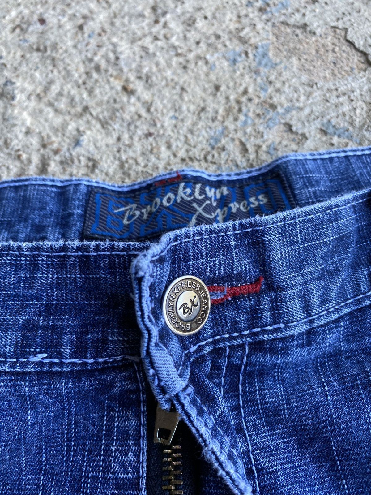 Japanese Brand × Southpole × Vintage Vintage Y2K Brooklyn Xpress Southpole Style Baggy Loose Jean Size US 36 / EU 52 - 8 Thumbnail