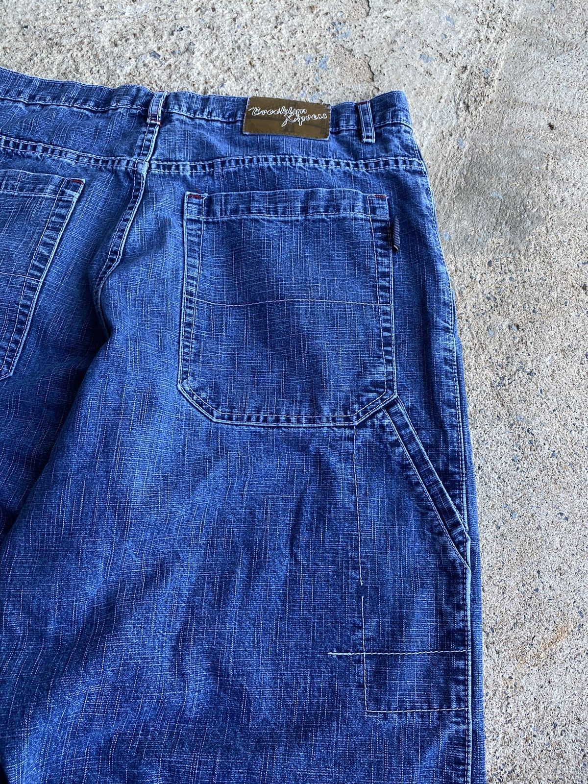 Japanese Brand × Southpole × Vintage Vintage Y2K Brooklyn Xpress Southpole Style Baggy Loose Jean Size US 36 / EU 52 - 3 Thumbnail
