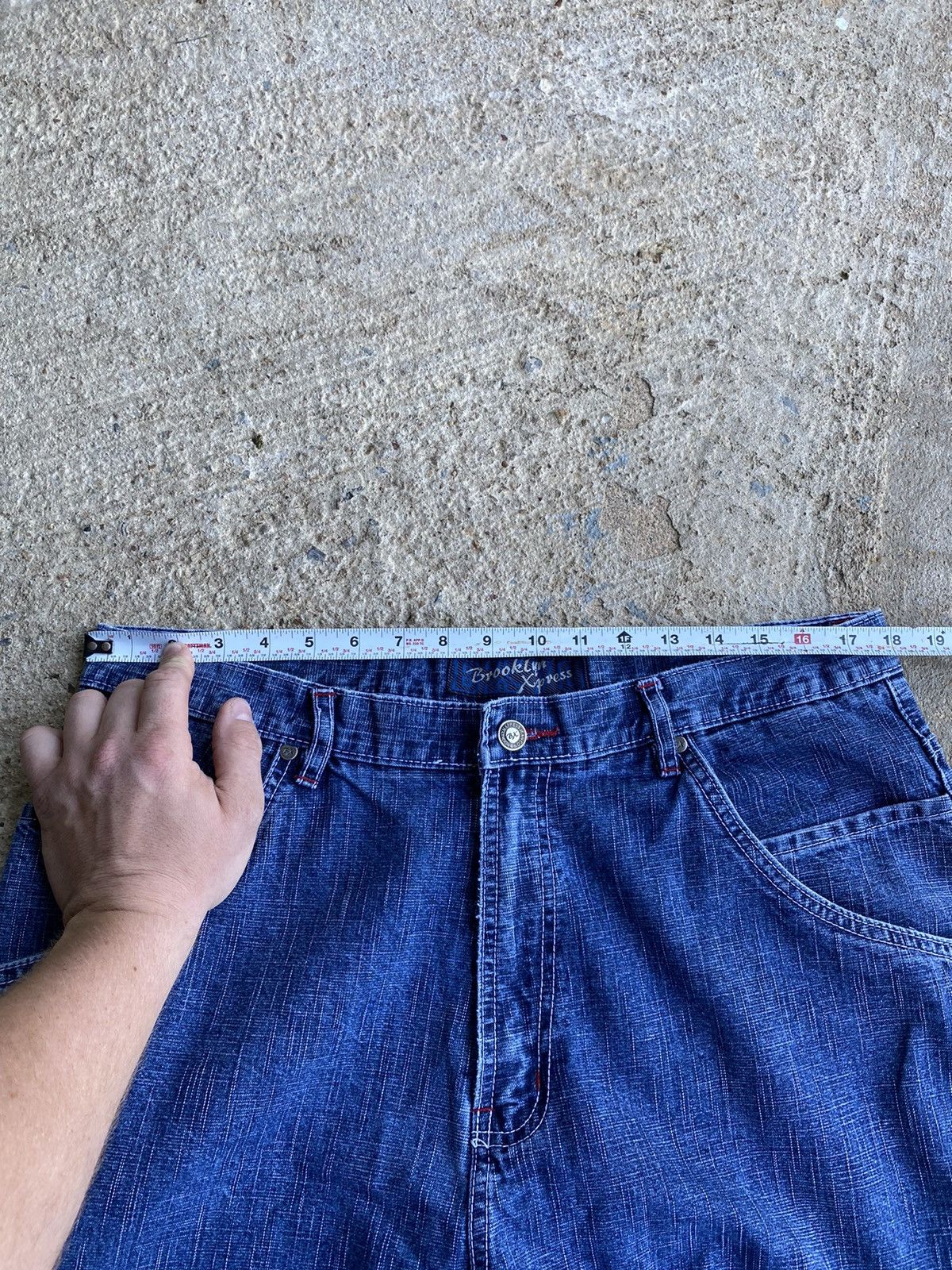 Japanese Brand × Southpole × Vintage Vintage Y2K Brooklyn Xpress Southpole Style Baggy Loose Jean Size US 36 / EU 52 - 11 Thumbnail