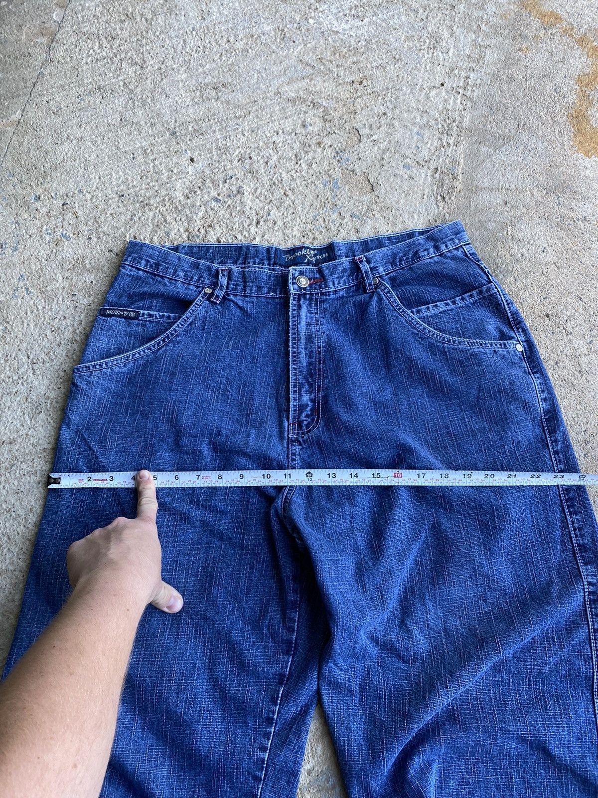 Japanese Brand × Southpole × Vintage Vintage Y2K Brooklyn Xpress Southpole Style Baggy Loose Jean Size US 36 / EU 52 - 12 Thumbnail