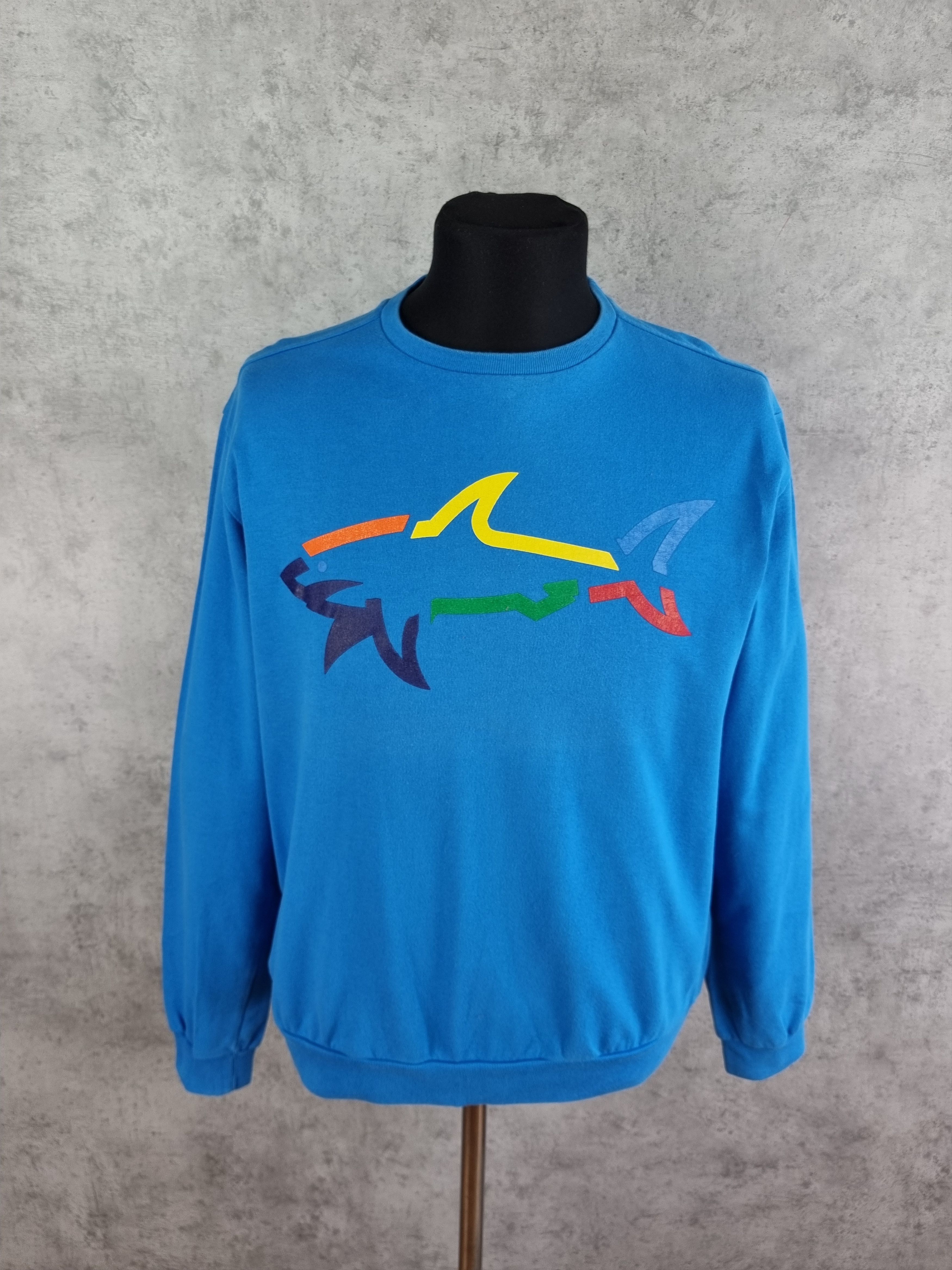 Paul & Shark Rare Paul and Shark Big Logo Sweatshirt Size US L / EU 52-54 / 3 - 12 Thumbnail