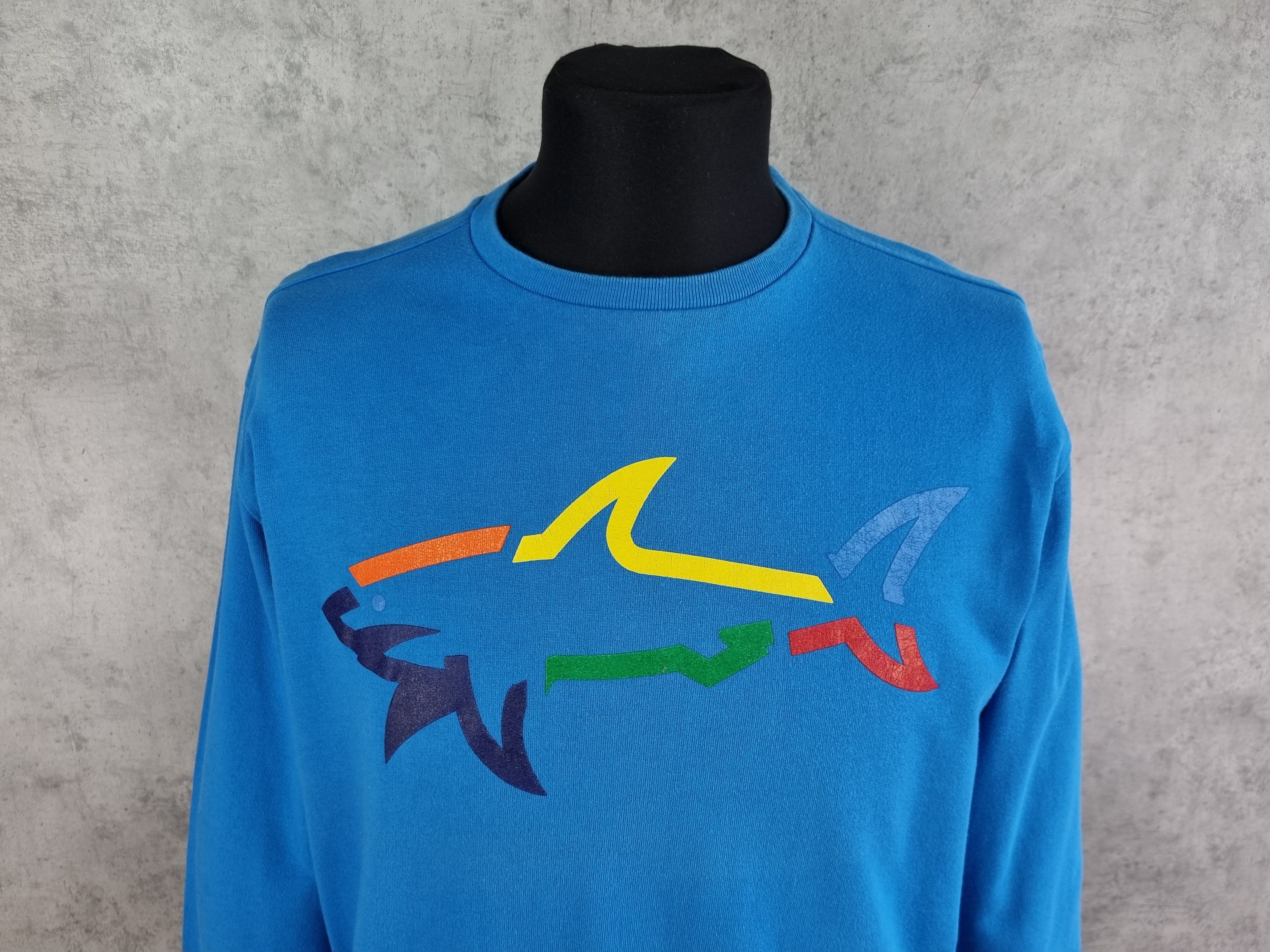 Paul & Shark Rare Paul and Shark Big Logo Sweatshirt Size US L / EU 52-54 / 3 - 3 Thumbnail