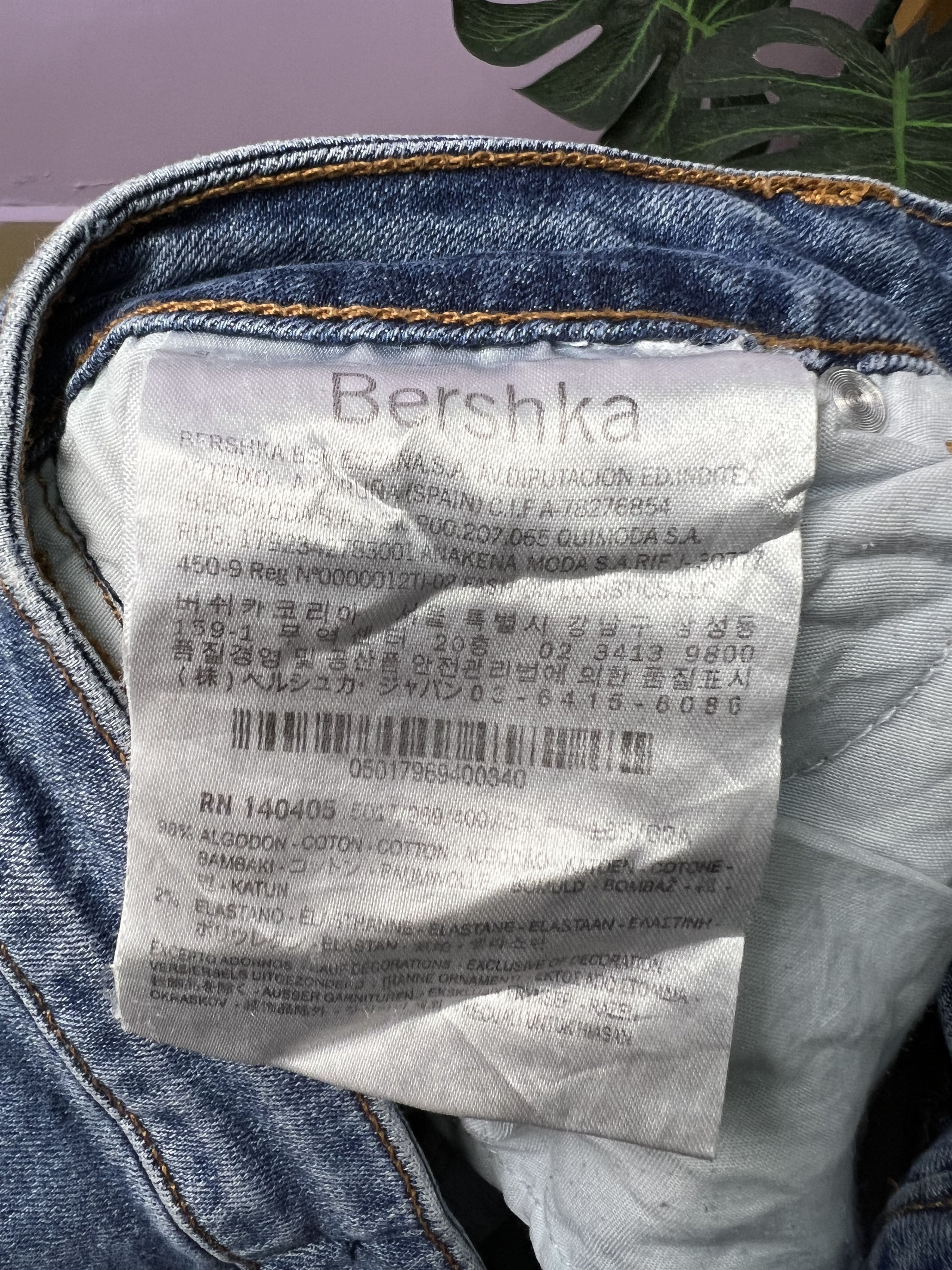 Bershka 🔥Vintage Stretchable Bershka Distressed Denim Size 27" / US 4 / IT 40 - 15 Thumbnail