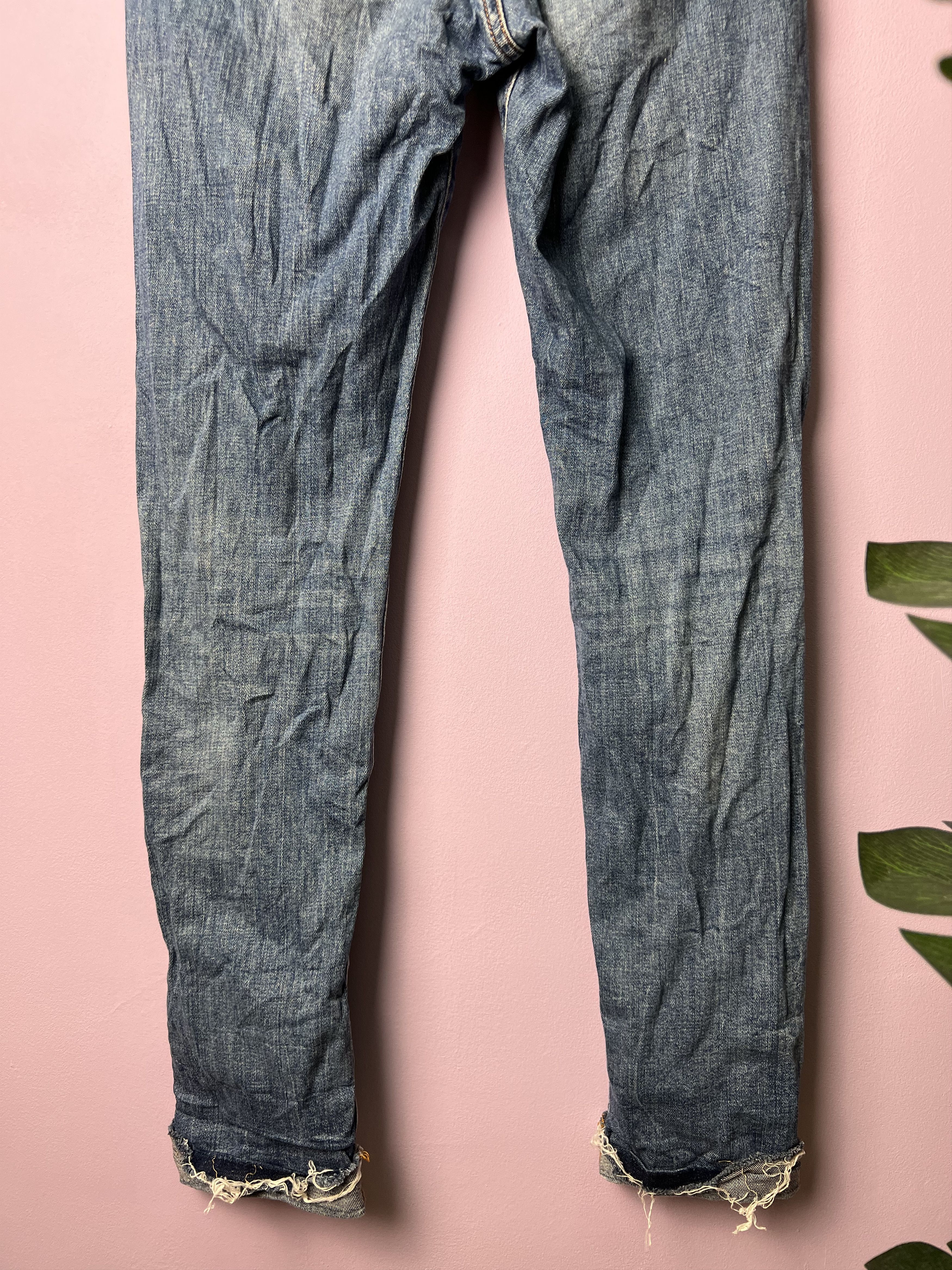 Bershka 🔥Vintage Stretchable Bershka Distressed Denim Size 27" / US 4 / IT 40 - 13 Thumbnail