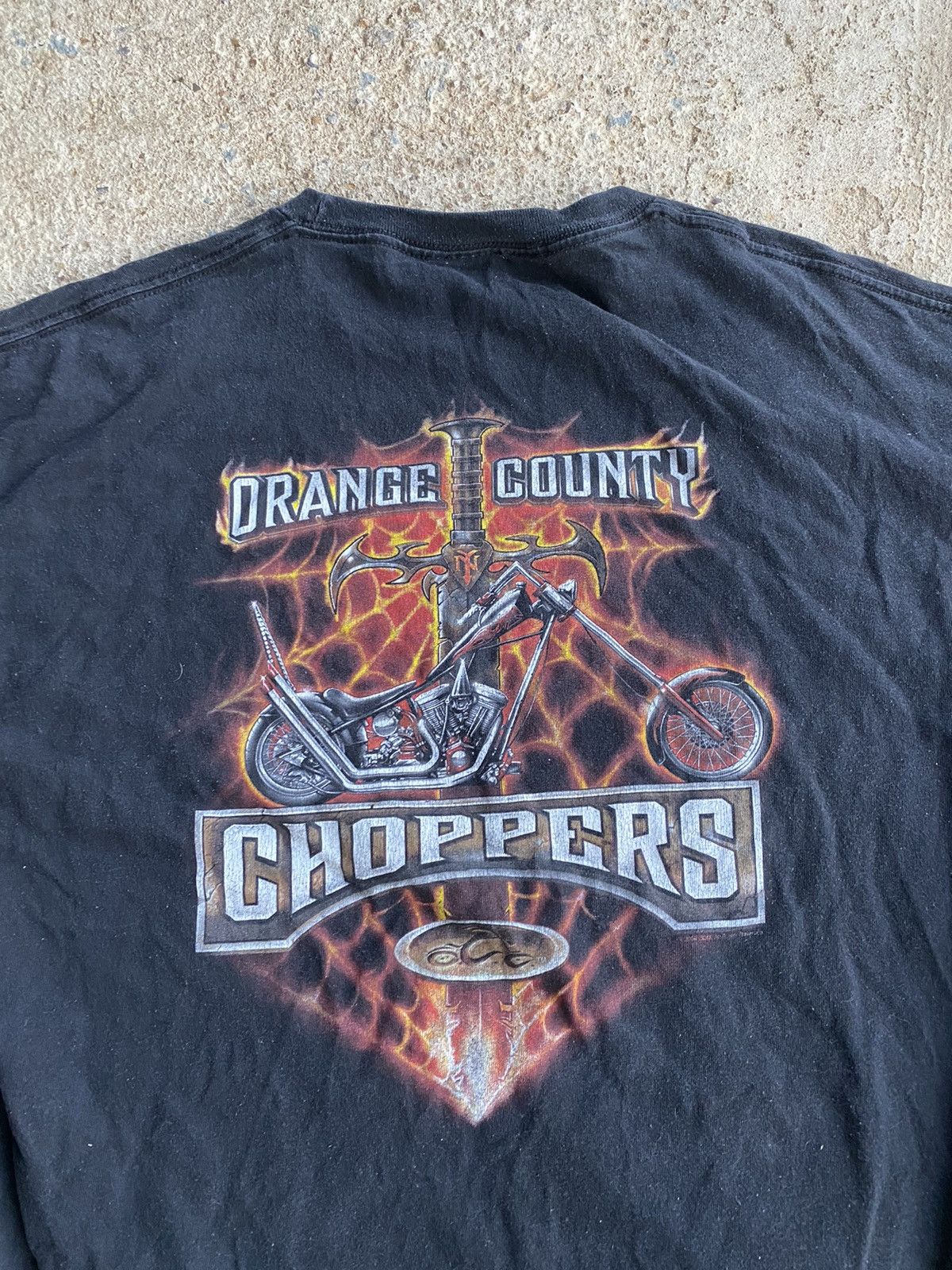 Harley Davidson × Vintage Vintage Y2K Orange County Choppers Longsleeve Shirt Size US L / EU 52-54 / 3 - 2 Thumbnail