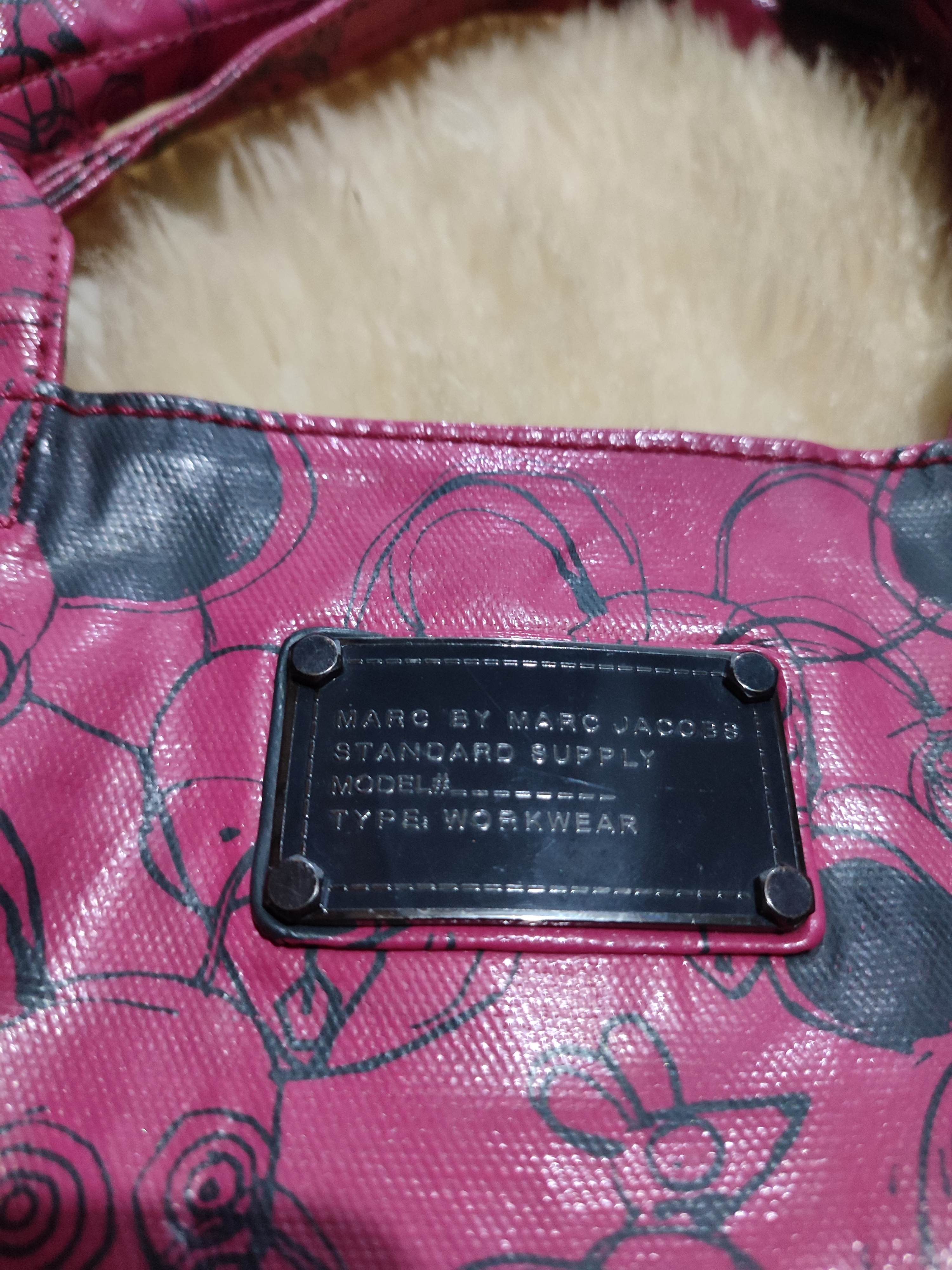 Marc Jacobs × Marc by Marc Jacobs Marc By Marc Jacob Fullprint Pink Mouse Cartoon Tote bag Size ONE SIZE - 8 Thumbnail