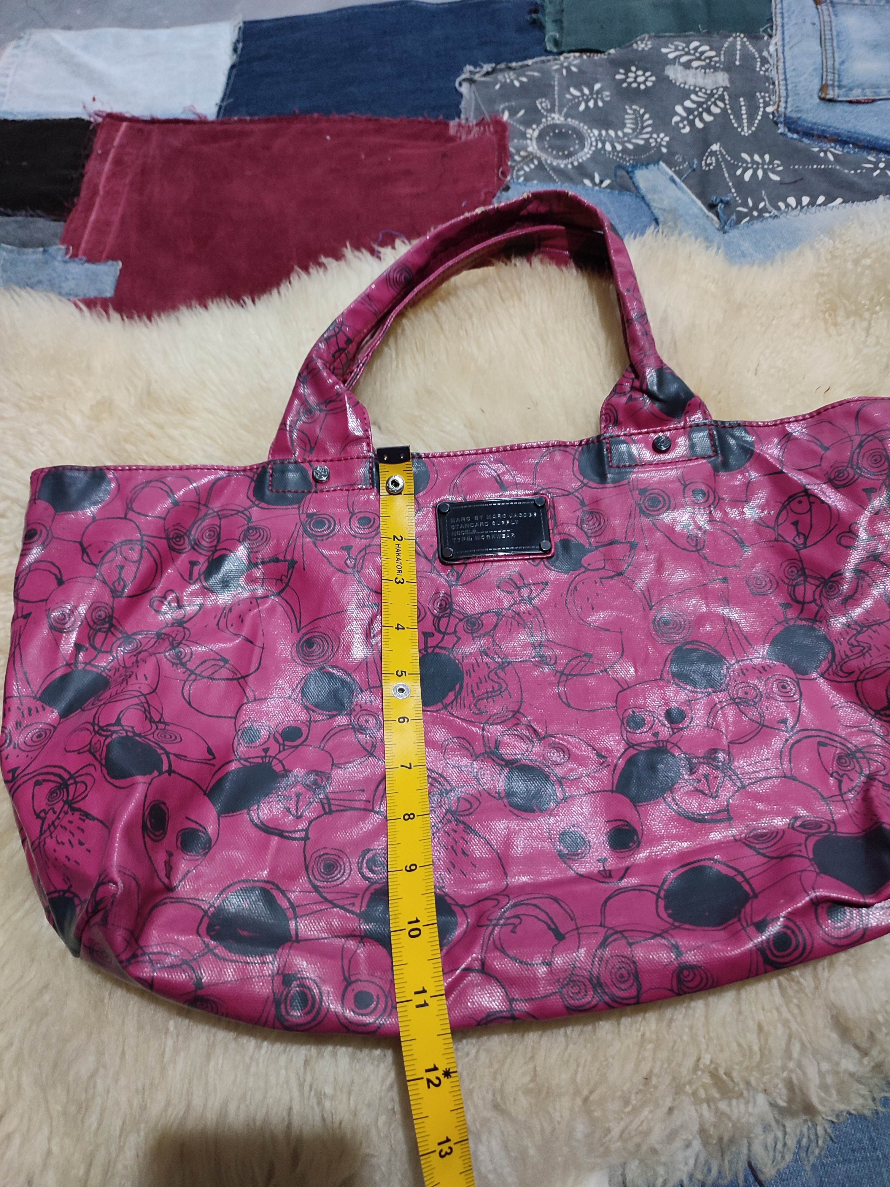 Marc Jacobs × Marc by Marc Jacobs Marc By Marc Jacob Fullprint Pink Mouse Cartoon Tote bag Size ONE SIZE - 15 Thumbnail