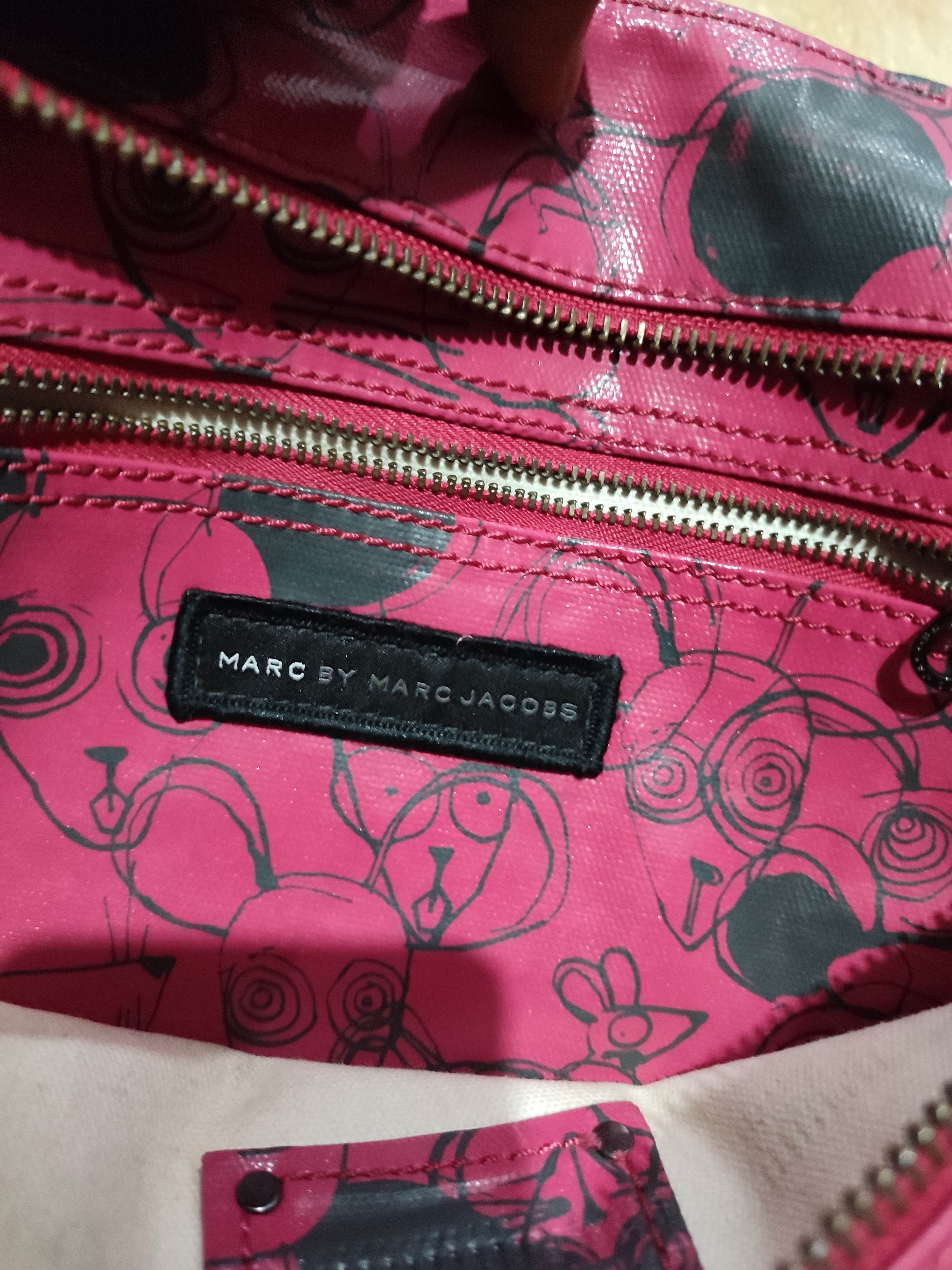 Marc Jacobs × Marc by Marc Jacobs Marc By Marc Jacob Fullprint Pink Mouse Cartoon Tote bag Size ONE SIZE - 14 Thumbnail