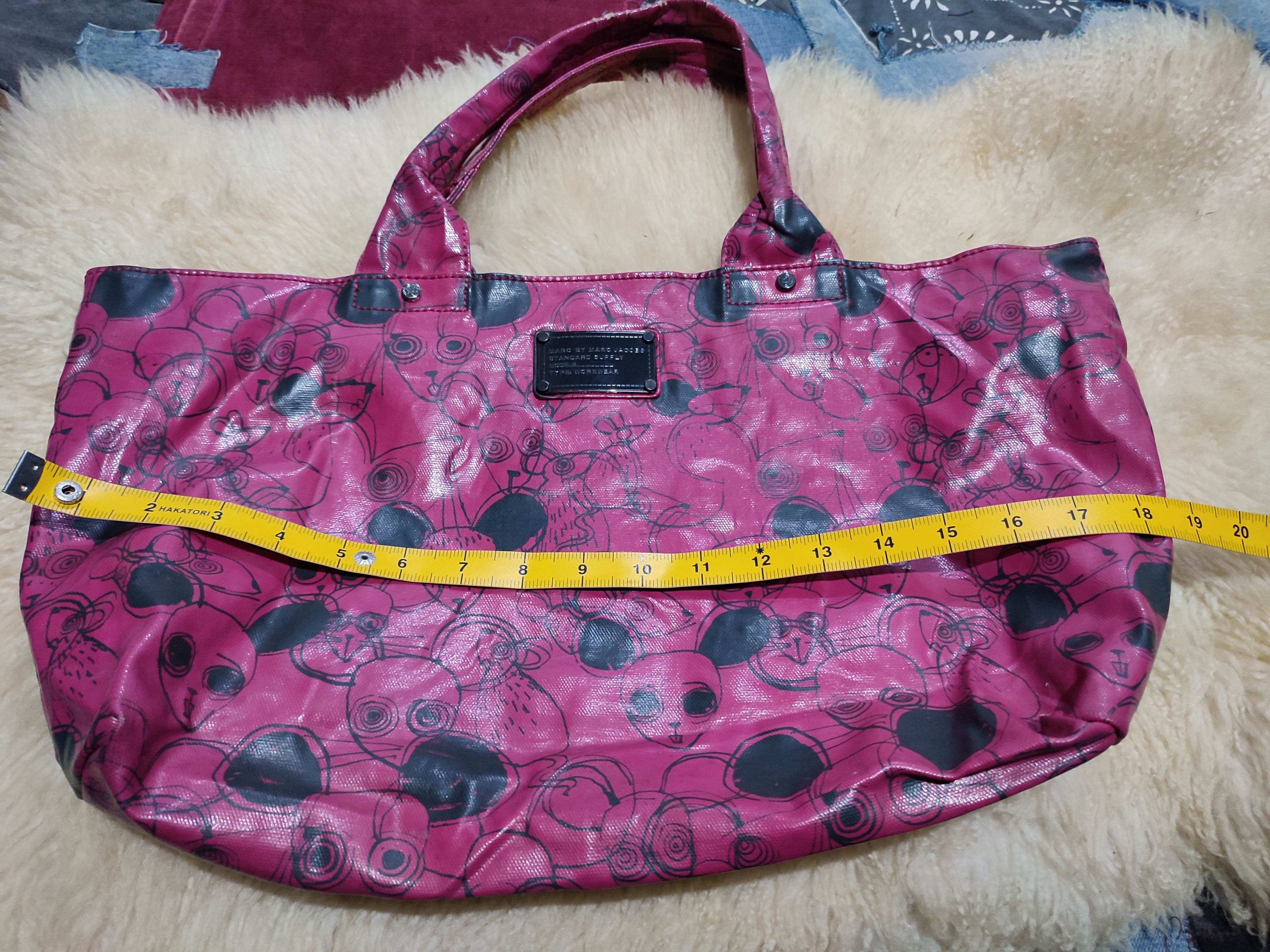 Marc Jacobs × Marc by Marc Jacobs Marc By Marc Jacob Fullprint Pink Mouse Cartoon Tote bag Size ONE SIZE - 16 Thumbnail