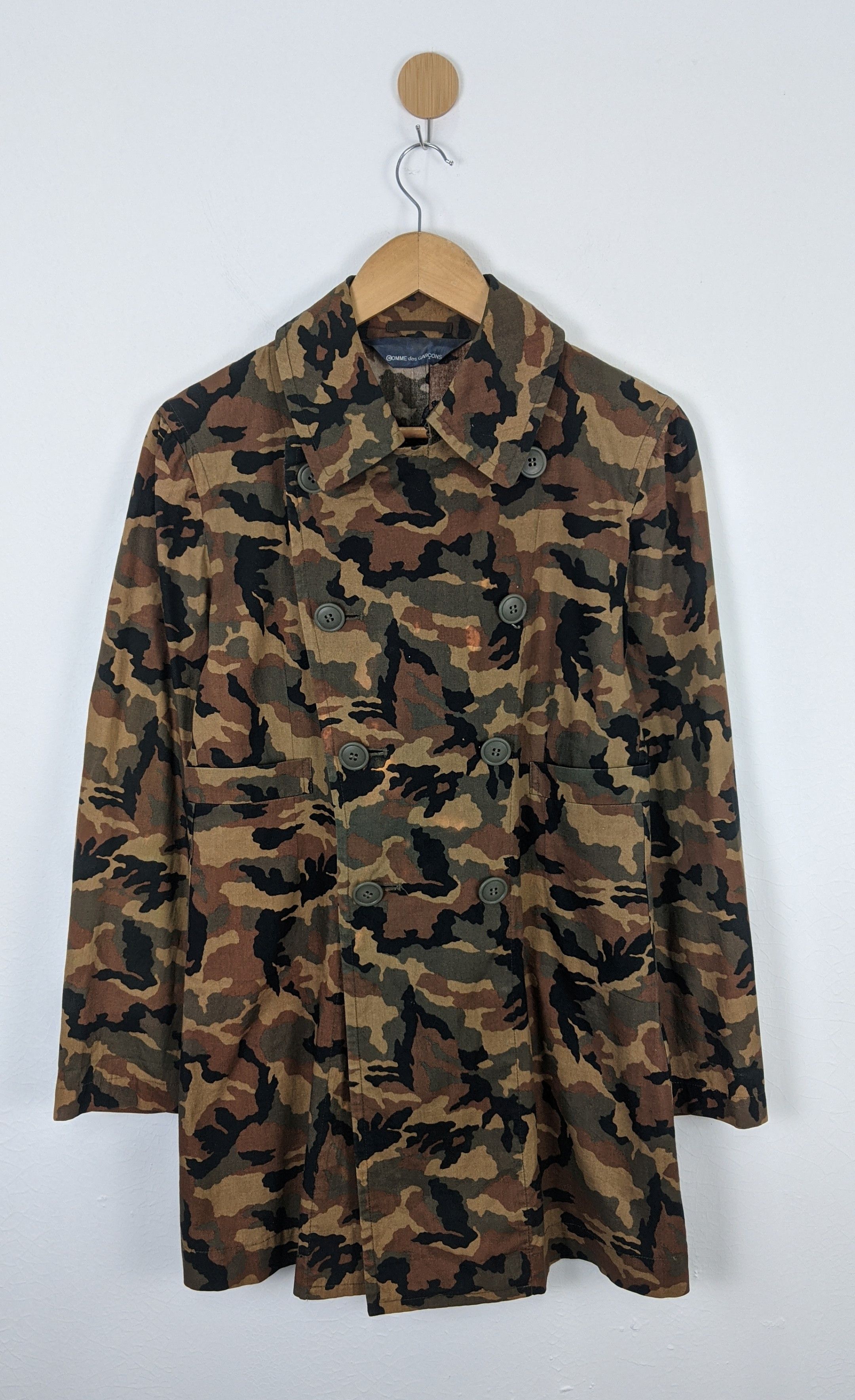Comme des Garcons Comme des Garcons CDG Camo Long Coat Jacket Size US S / EU 44-46 / 1 - 1 Thumbnail